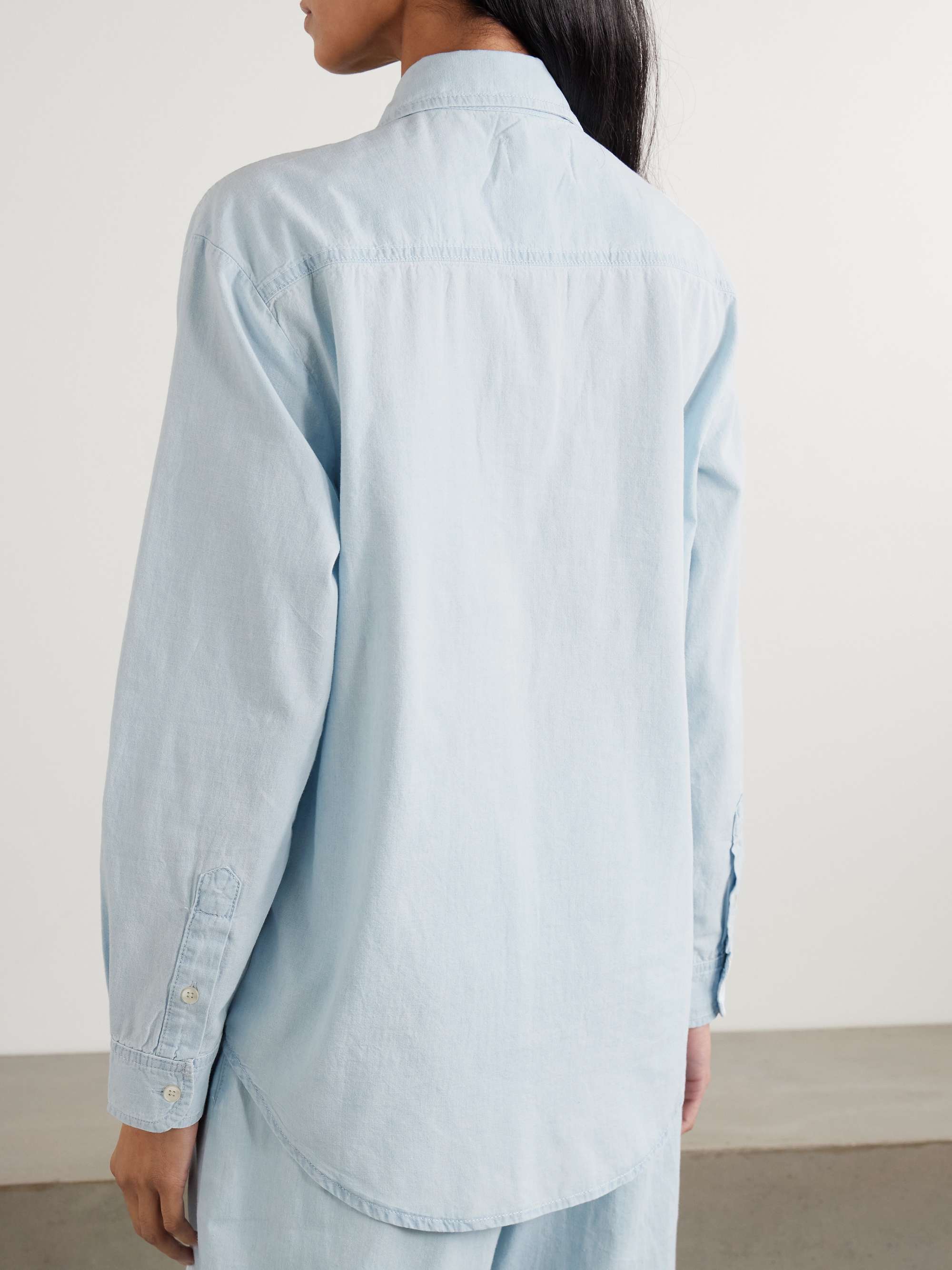 Cotton-chambray shirt view