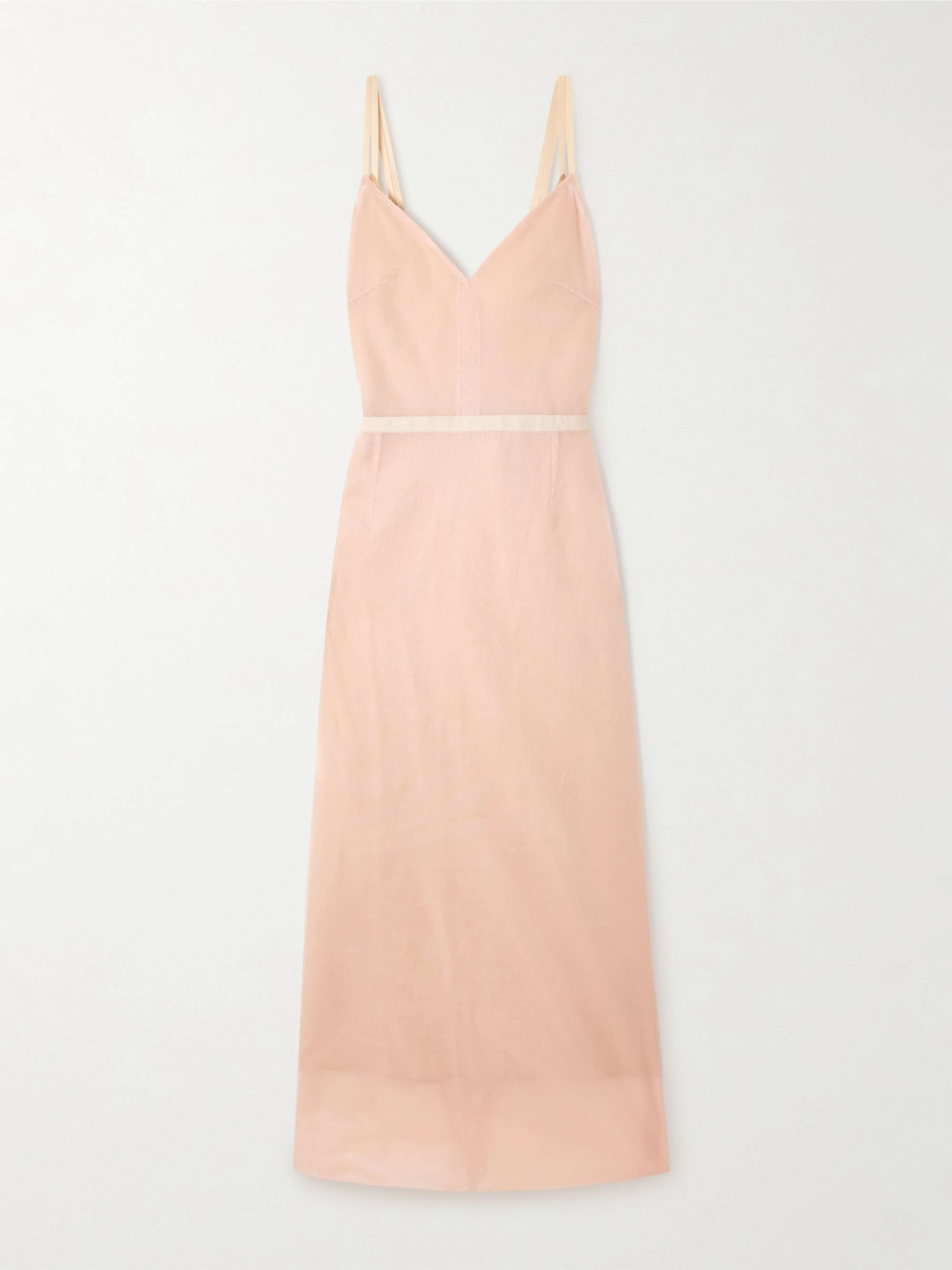 Layered cotton-gauze gown view