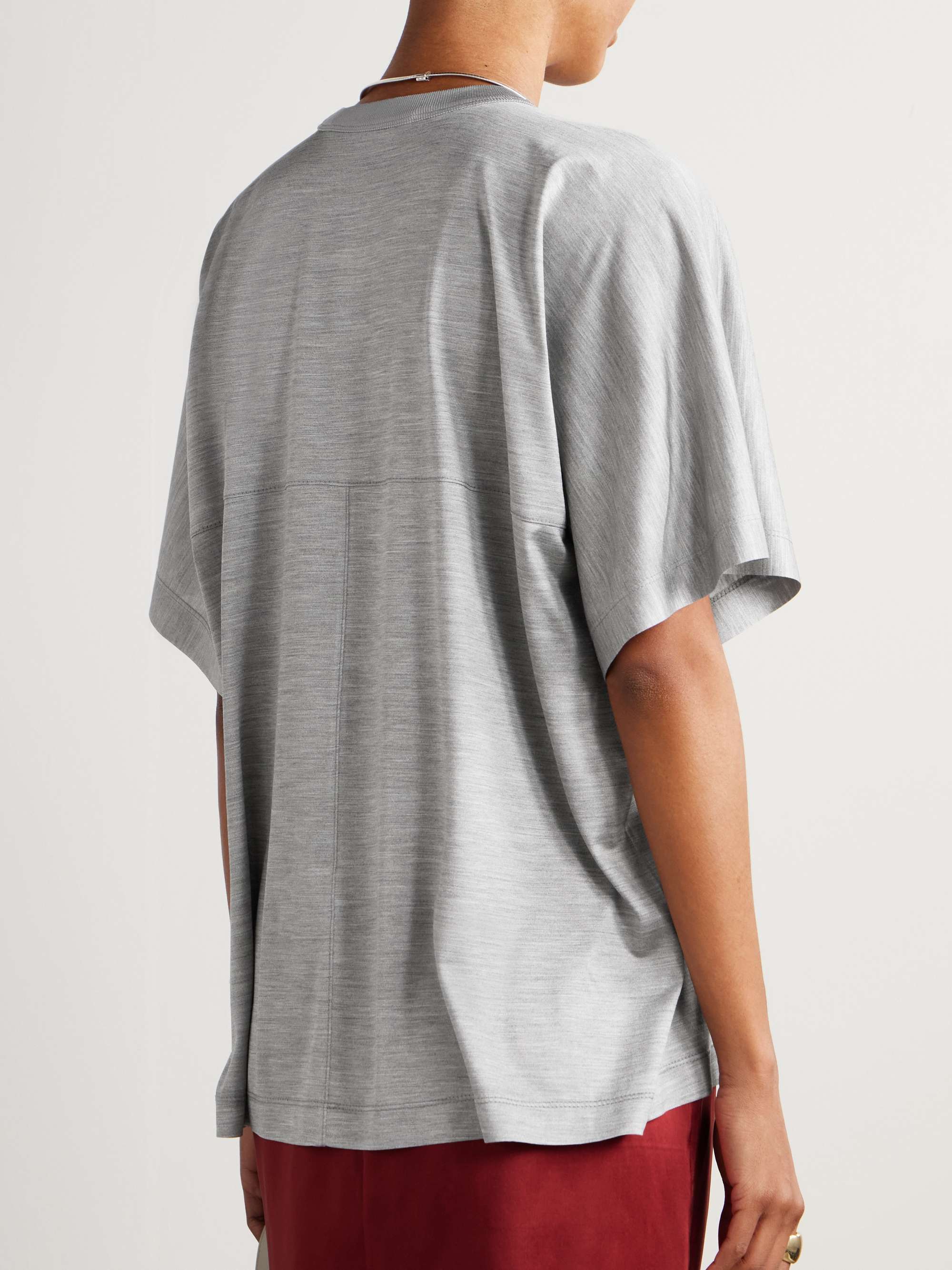 Silk-jersey T-shirt view
