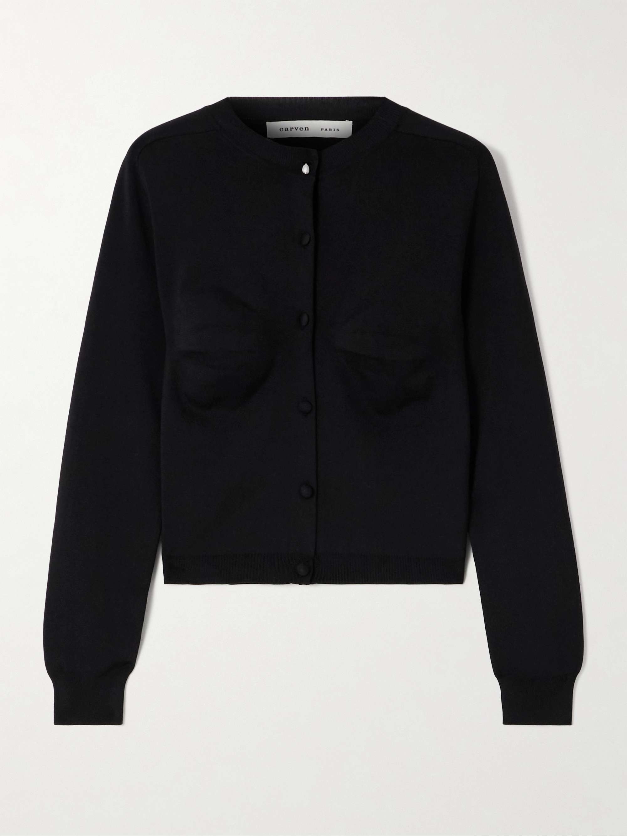 Silk-blend cardigan view