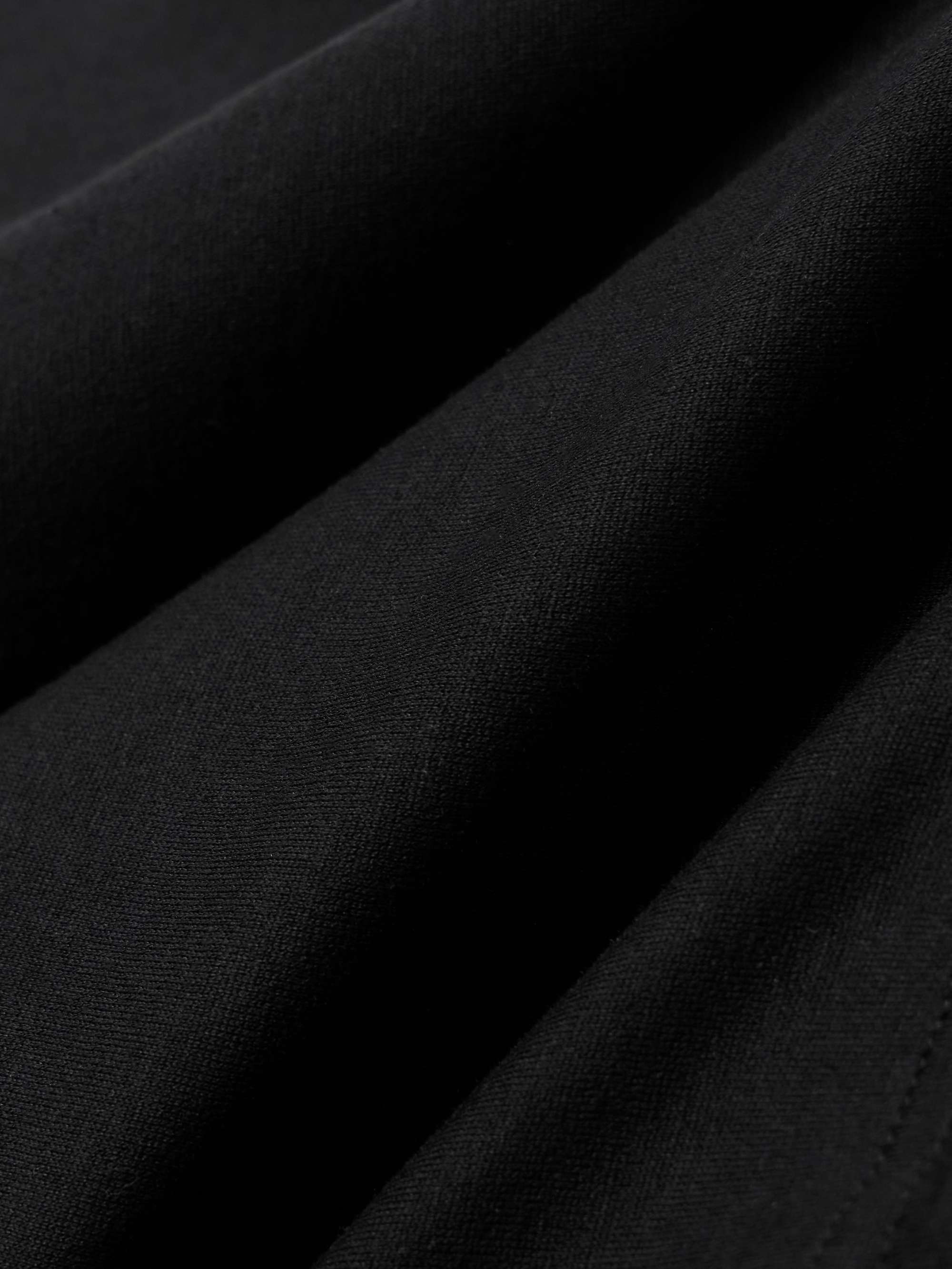 Organic cotton-blend midi wrap skirt view