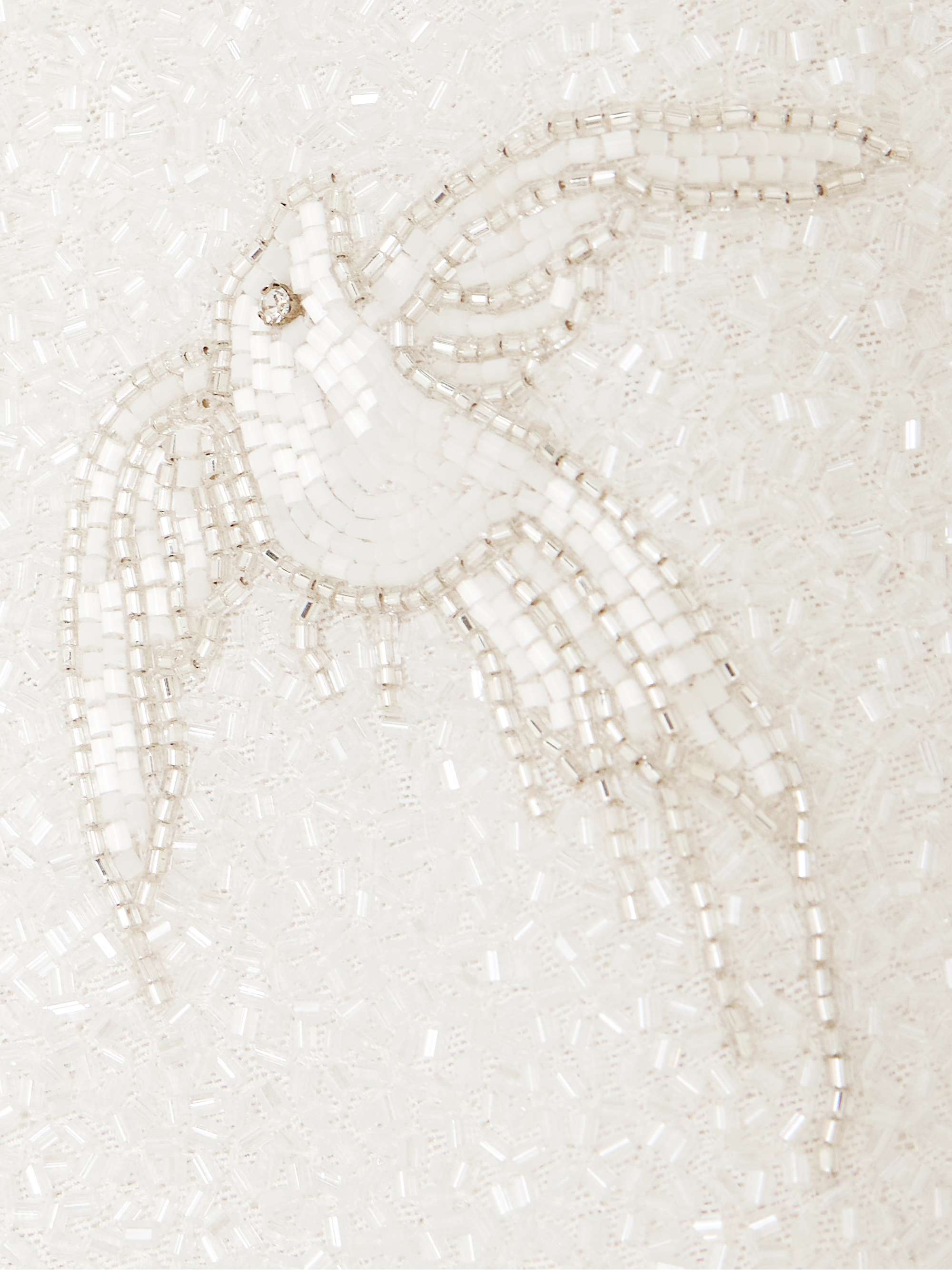 Snowdrop embellished beaded stretch-tulle mini dress view
