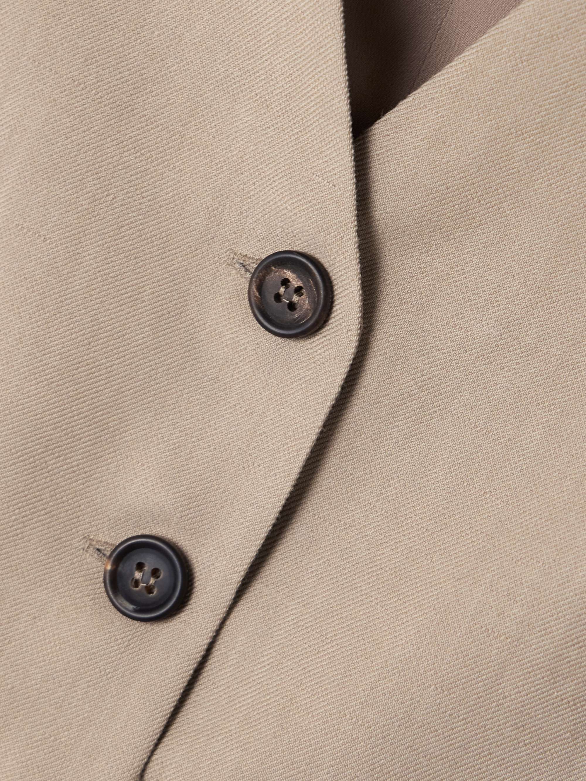 Bead-embellished twill vest view