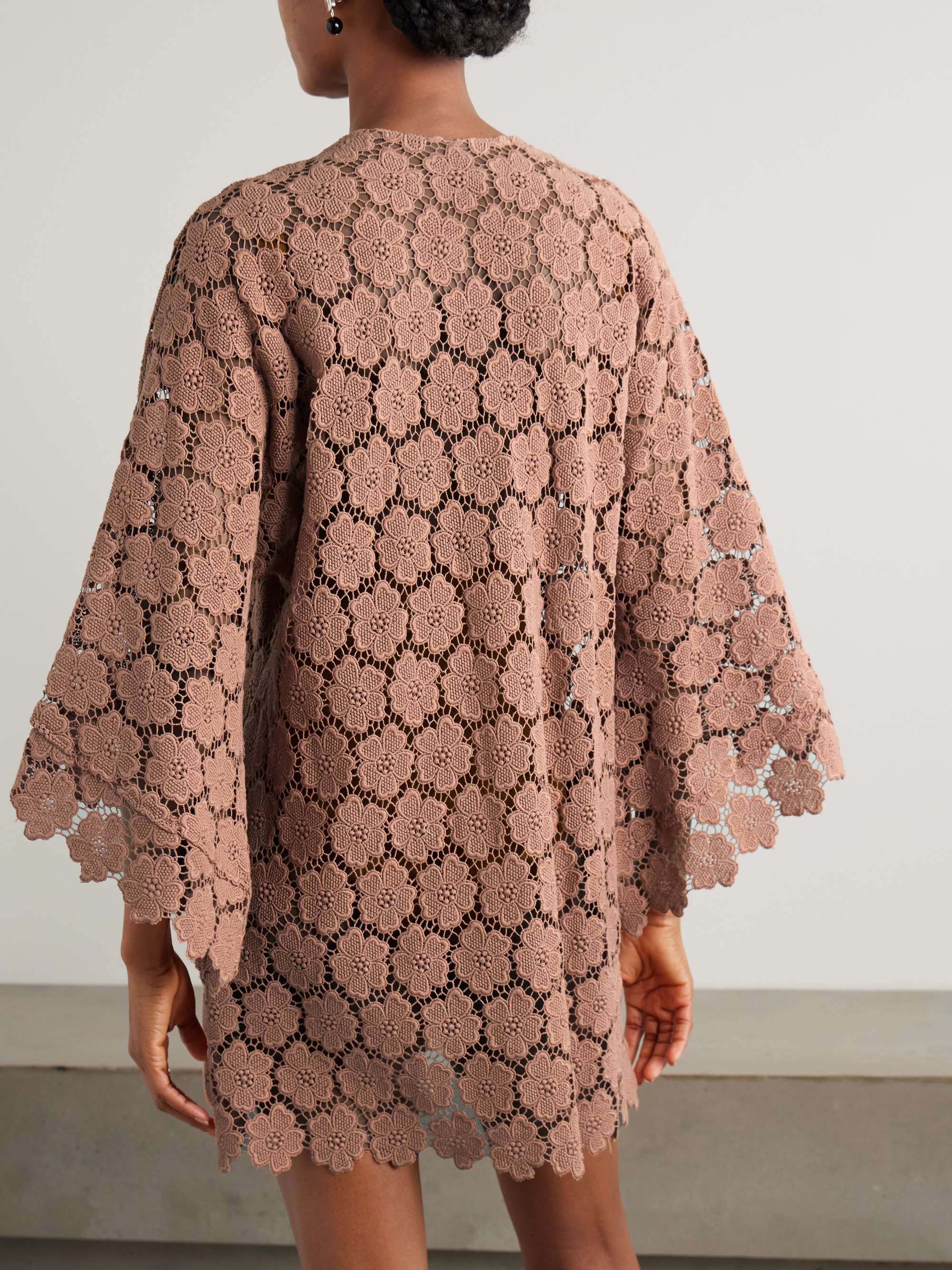 Gianina cotton guipure lace kaftan view