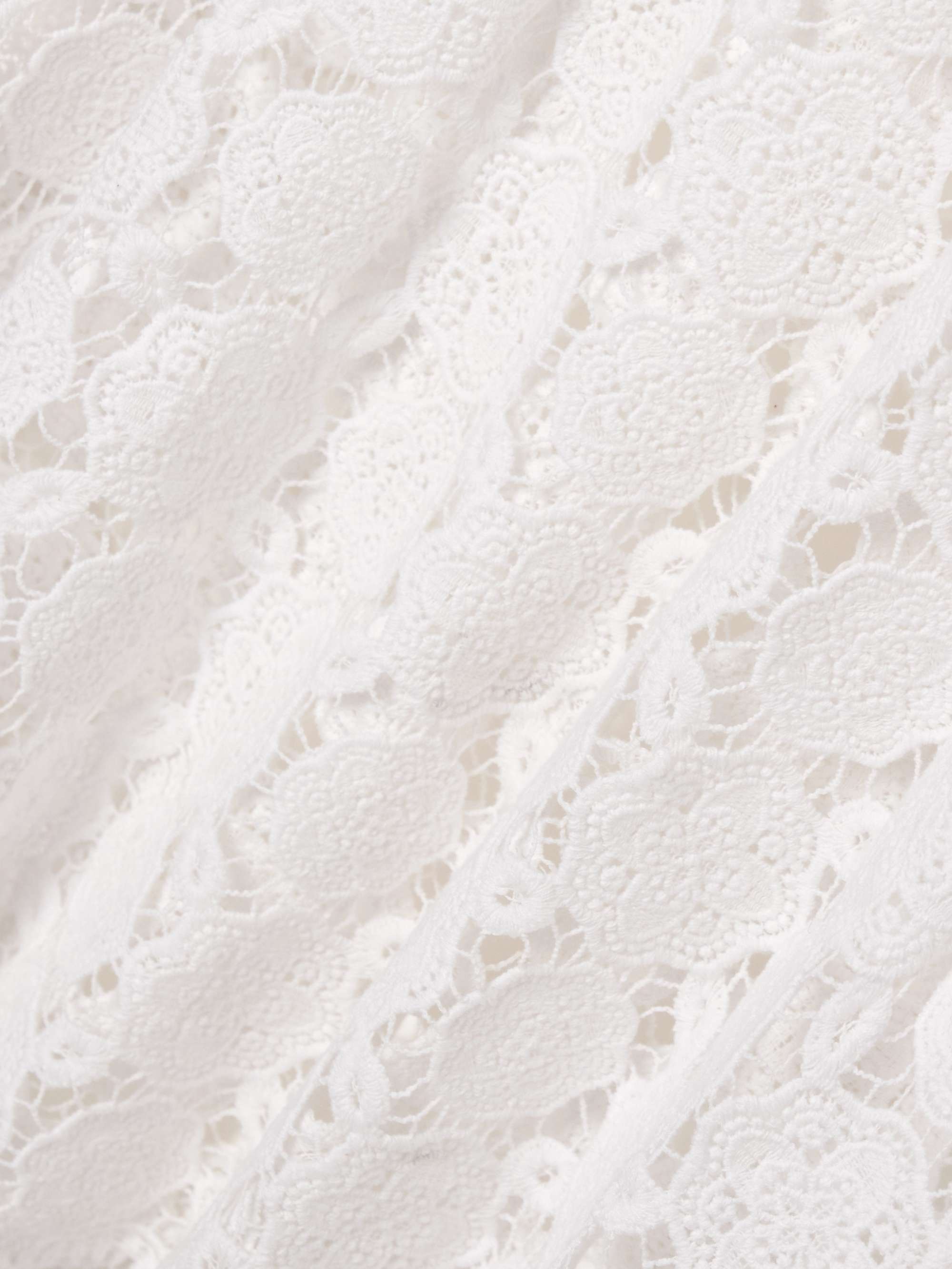 Yesenia cutout guipure lace cotton coverup view