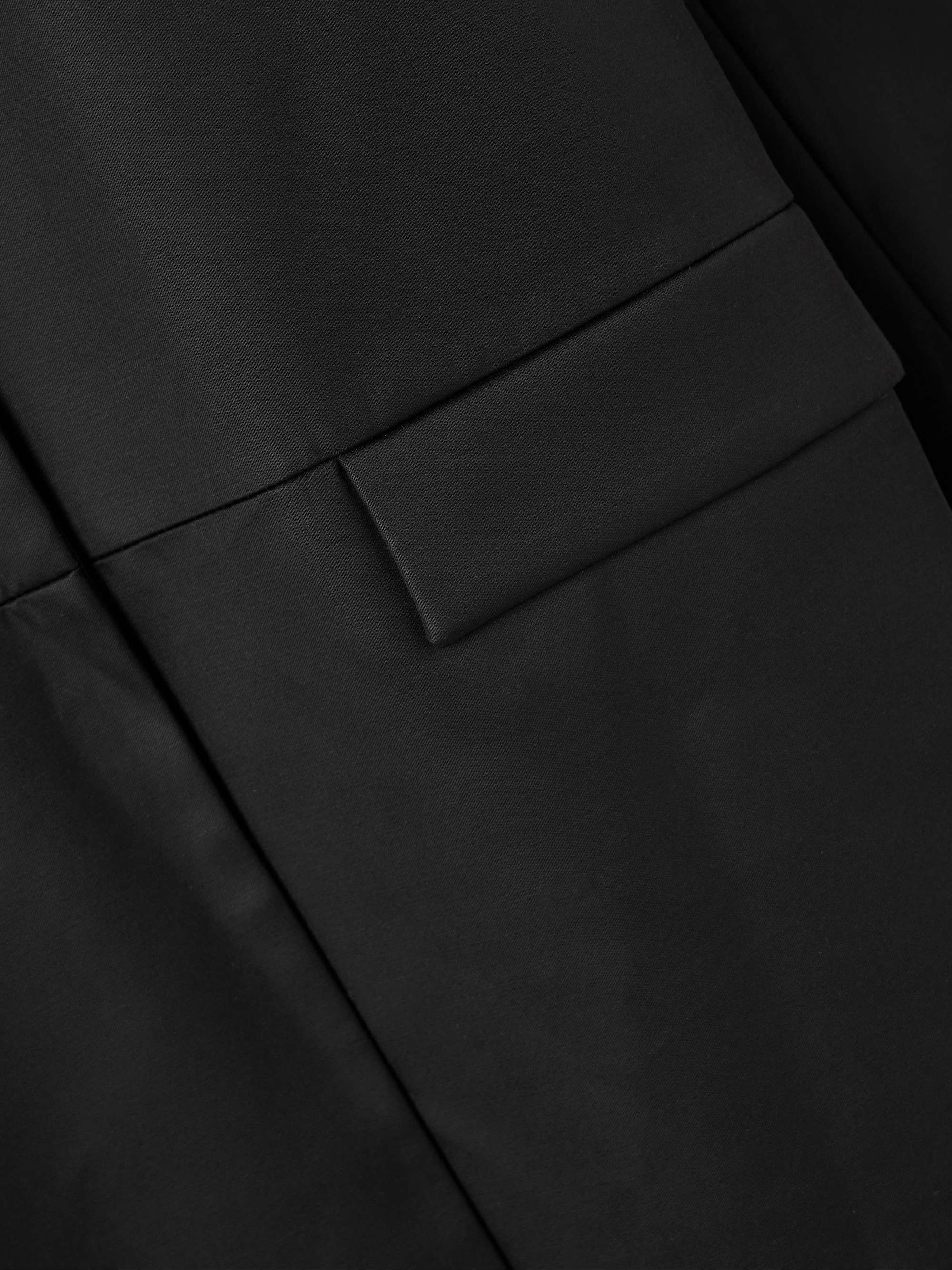 Silk coat view