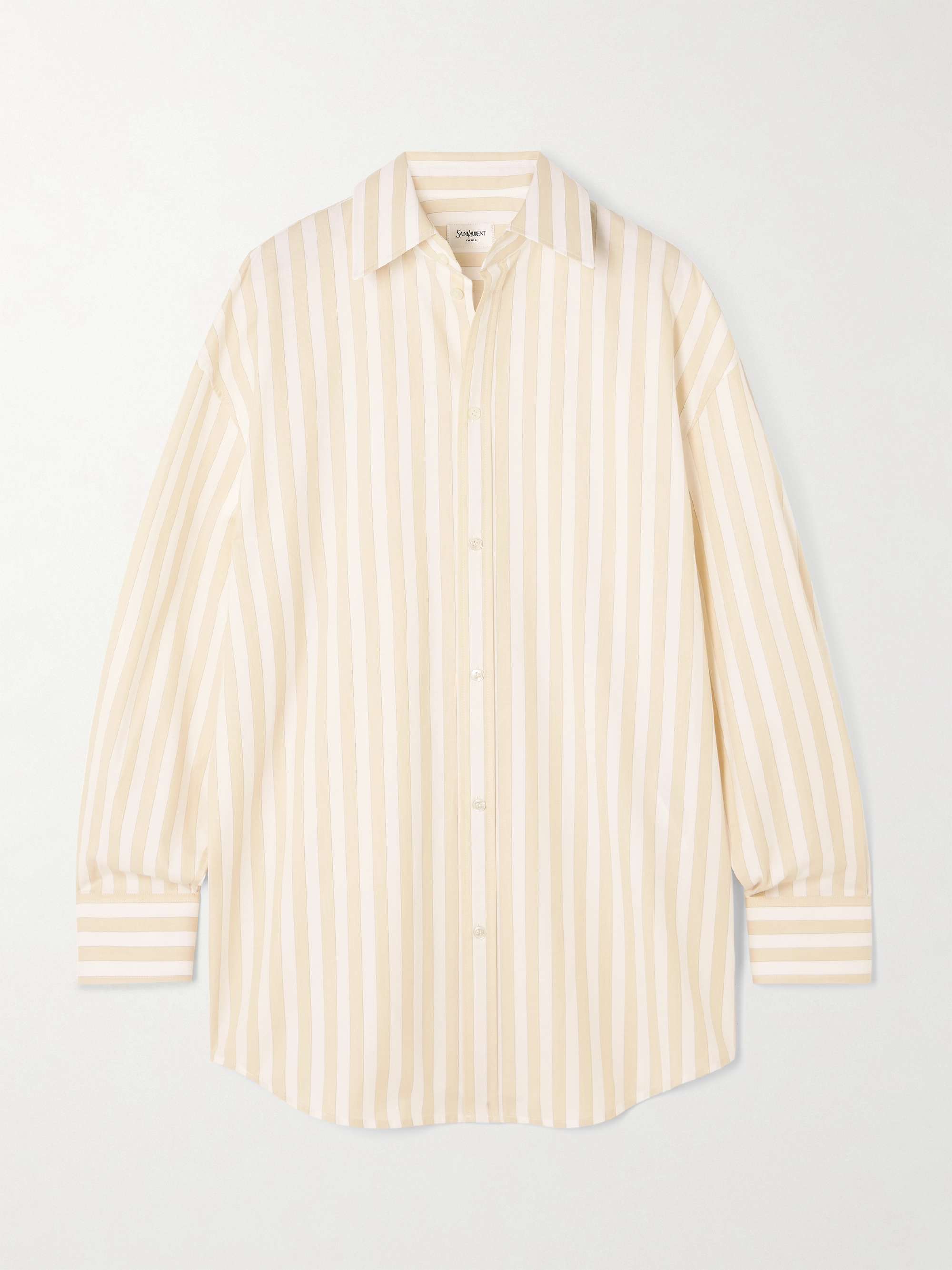 Striped cotton-piqué shirt view