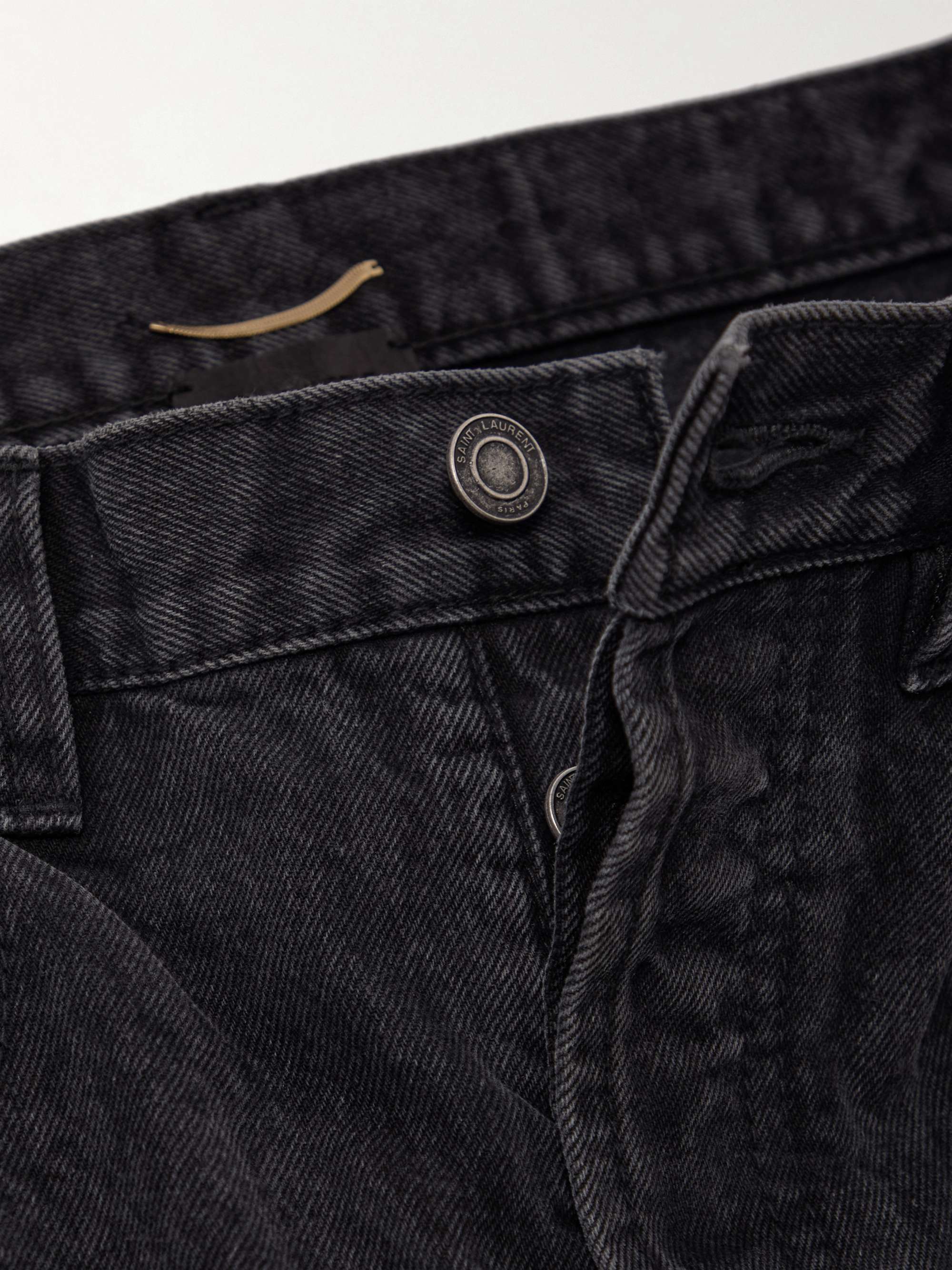 High-rise tapered jeans view