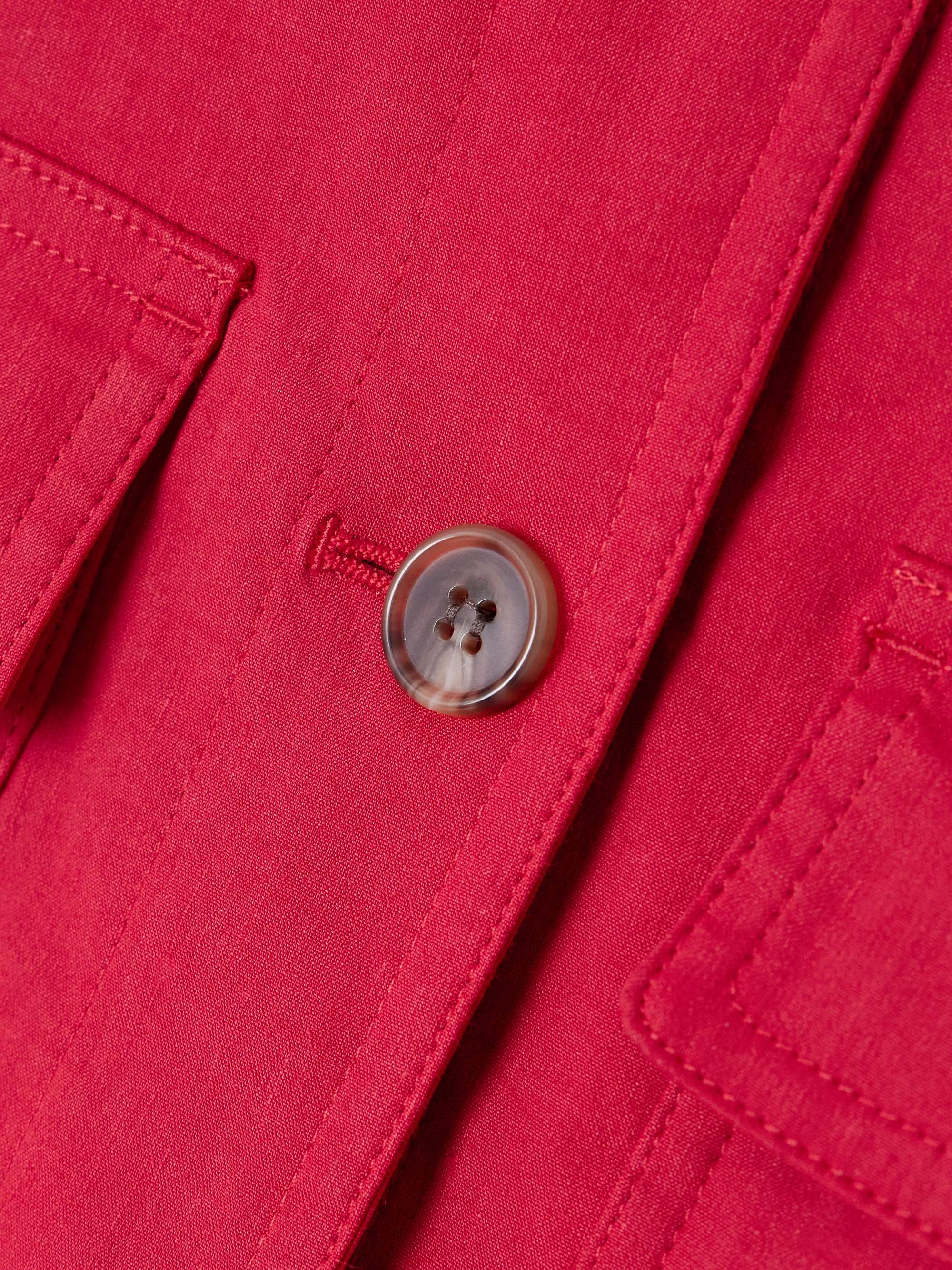 Linen-blend jacket view