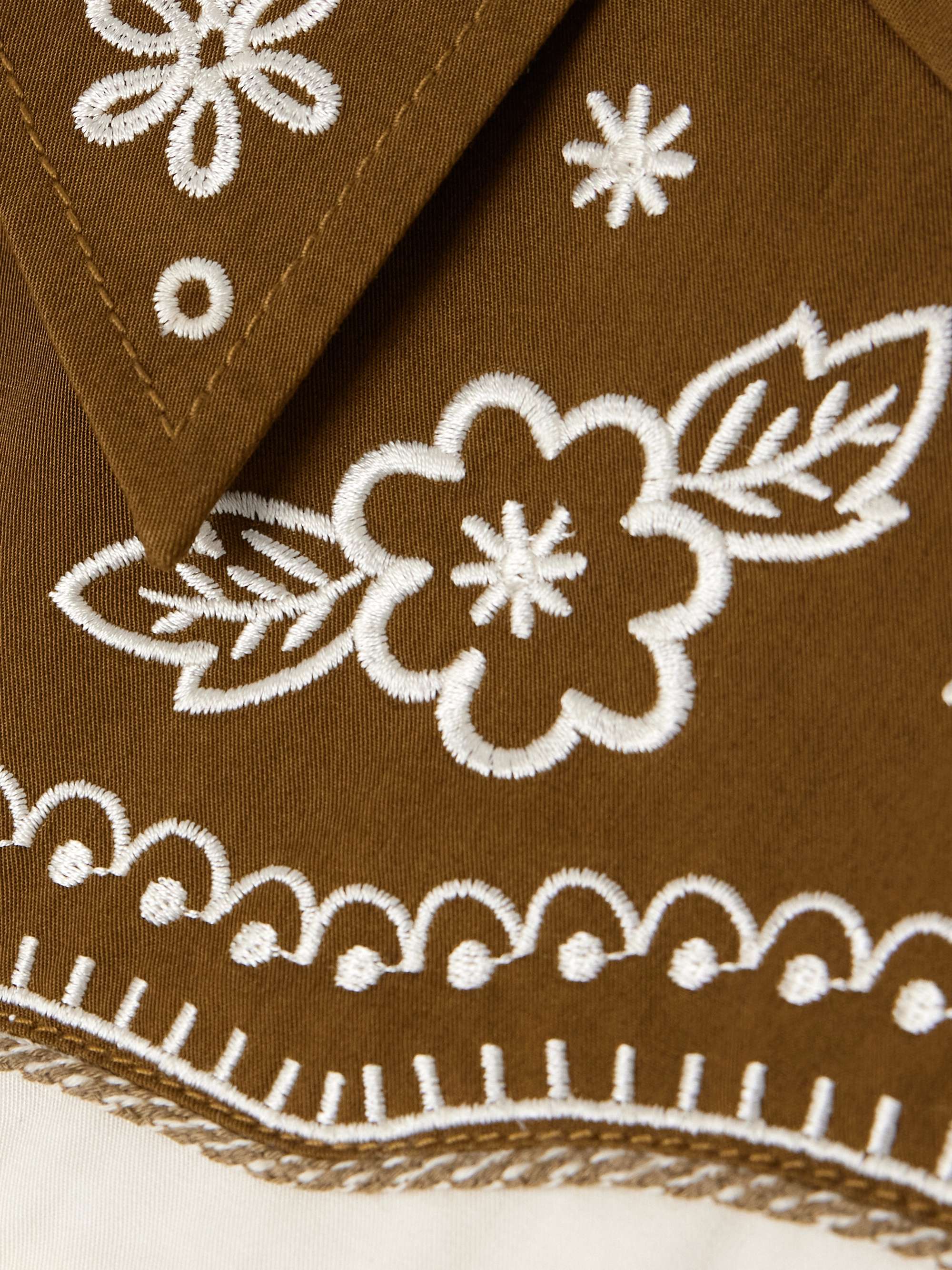 Rodeo embroidered cotton-drill shirt view