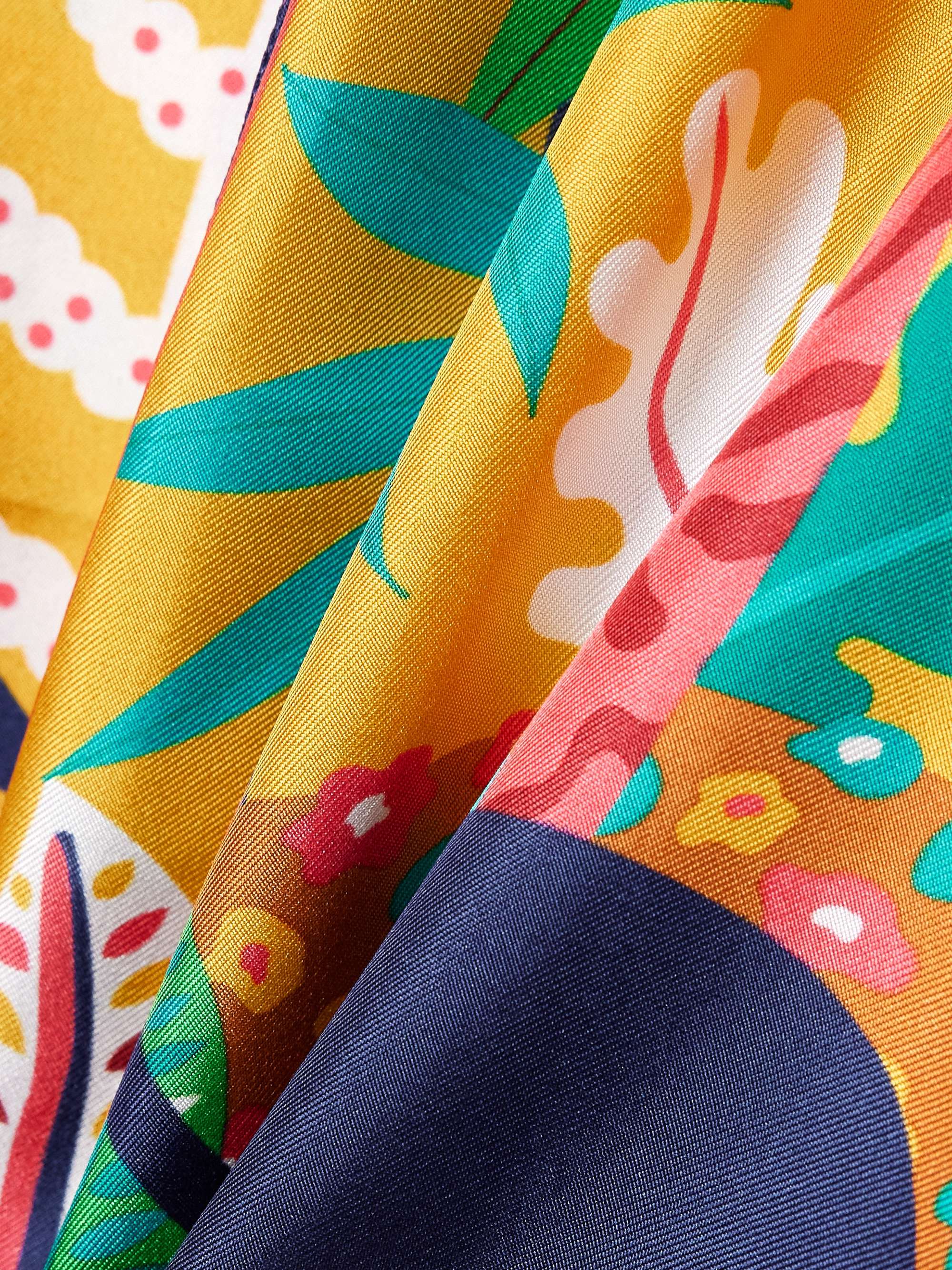 + Louis Barthélemy pleated printed silk-twill shorts view