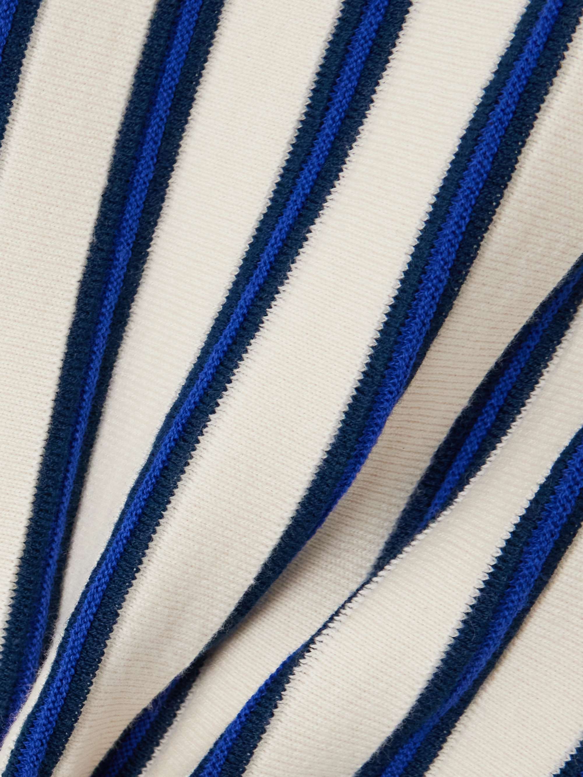 Manglar striped organic cotton top view