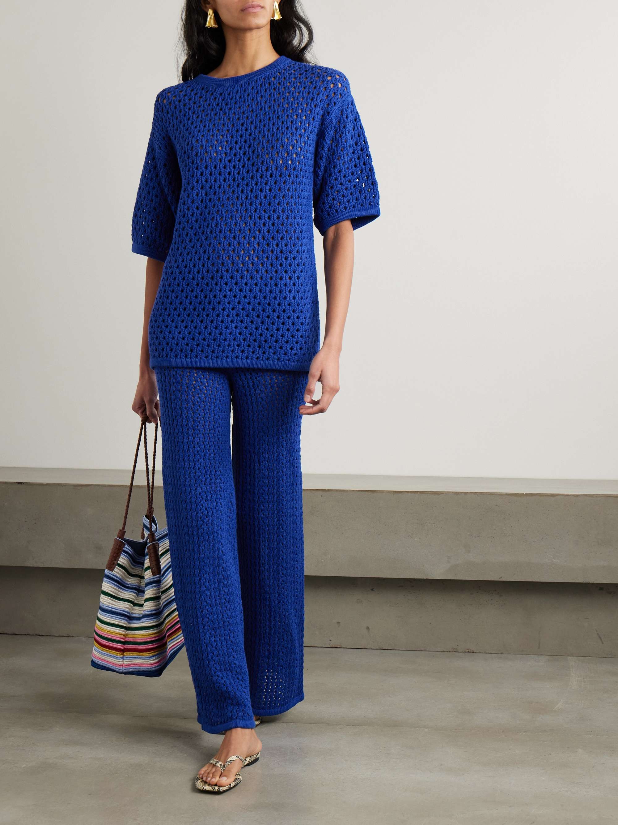 Espina crocheted cotton T-shirt view