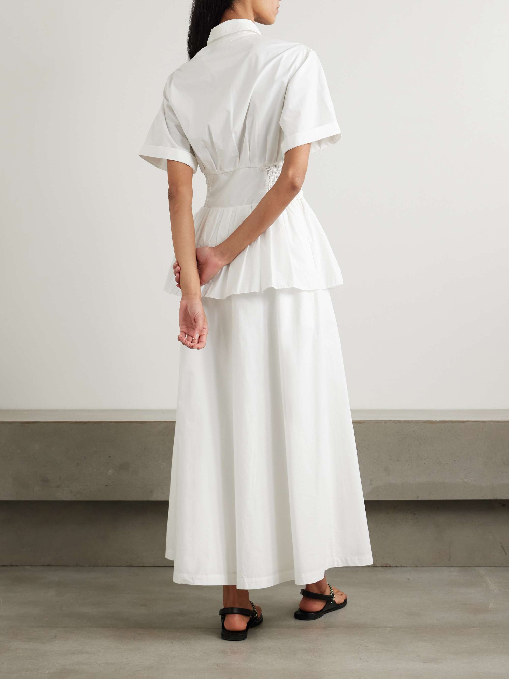 Boogie Woogie Bugle Boy cotton-poplin maxi shirt dress view