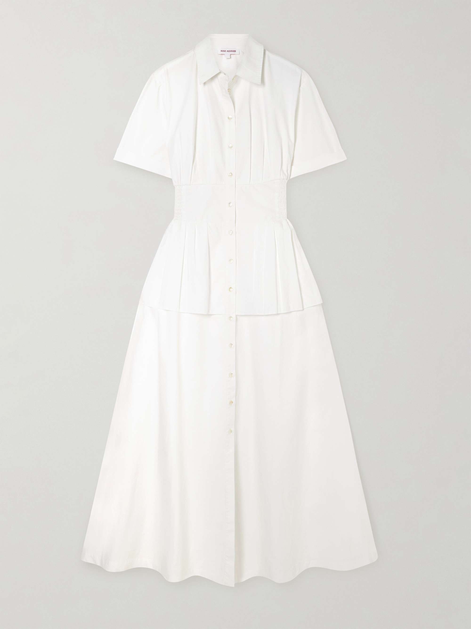 Boogie Woogie Bugle Boy cotton-poplin maxi shirt dress view