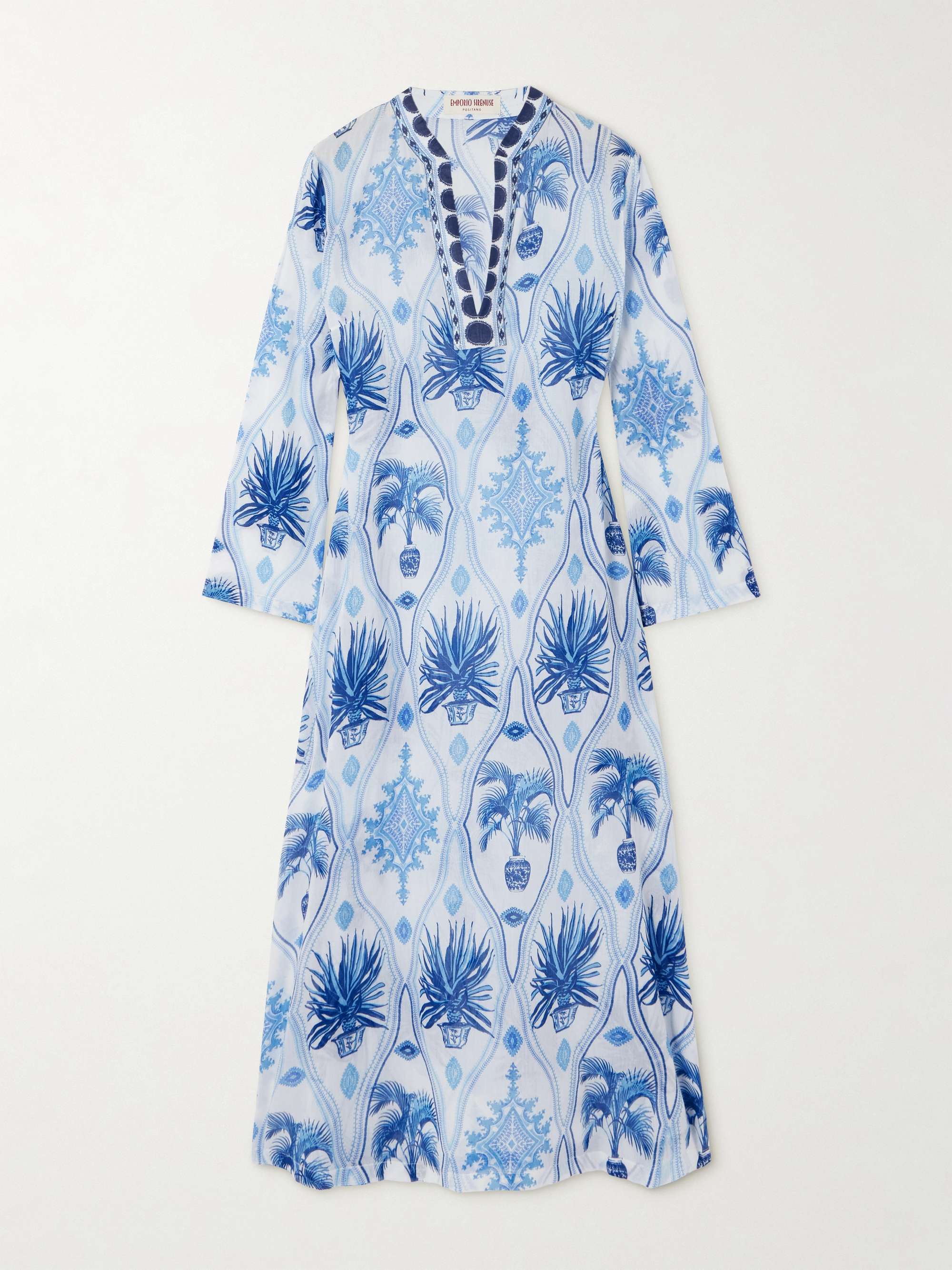 Giada printed cotton kaftan view