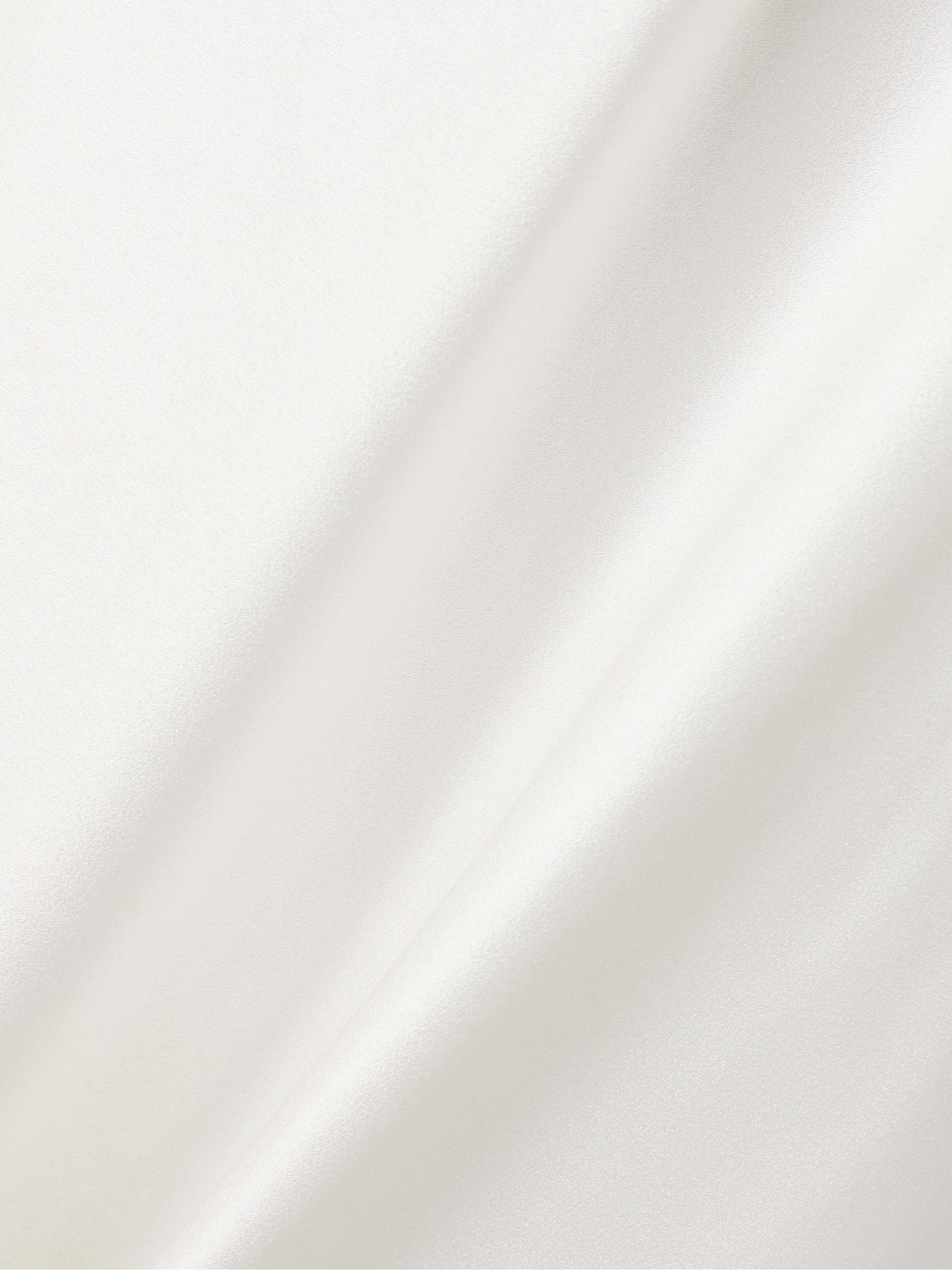 Galaxy cape-effect strapless organic silk chiffon-trimmed satin gown view