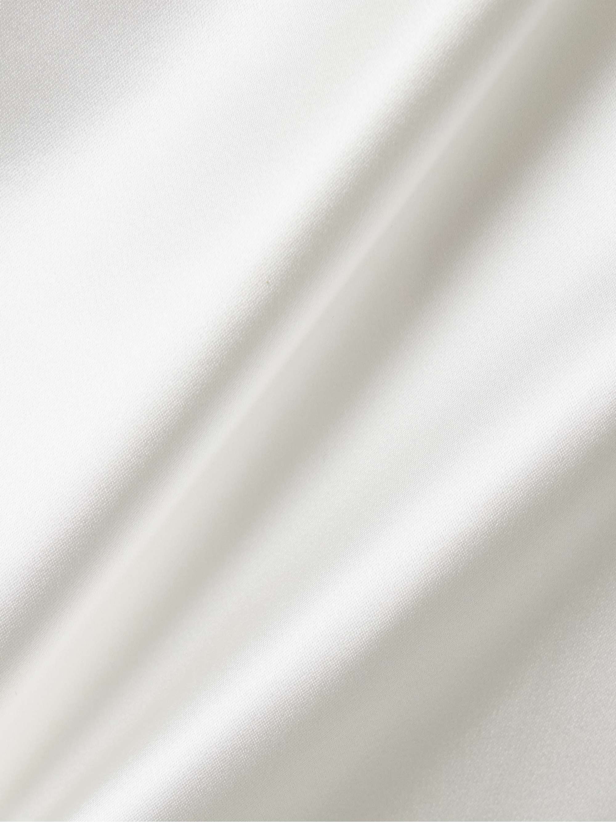 Minerva draped silk-satin gown view
