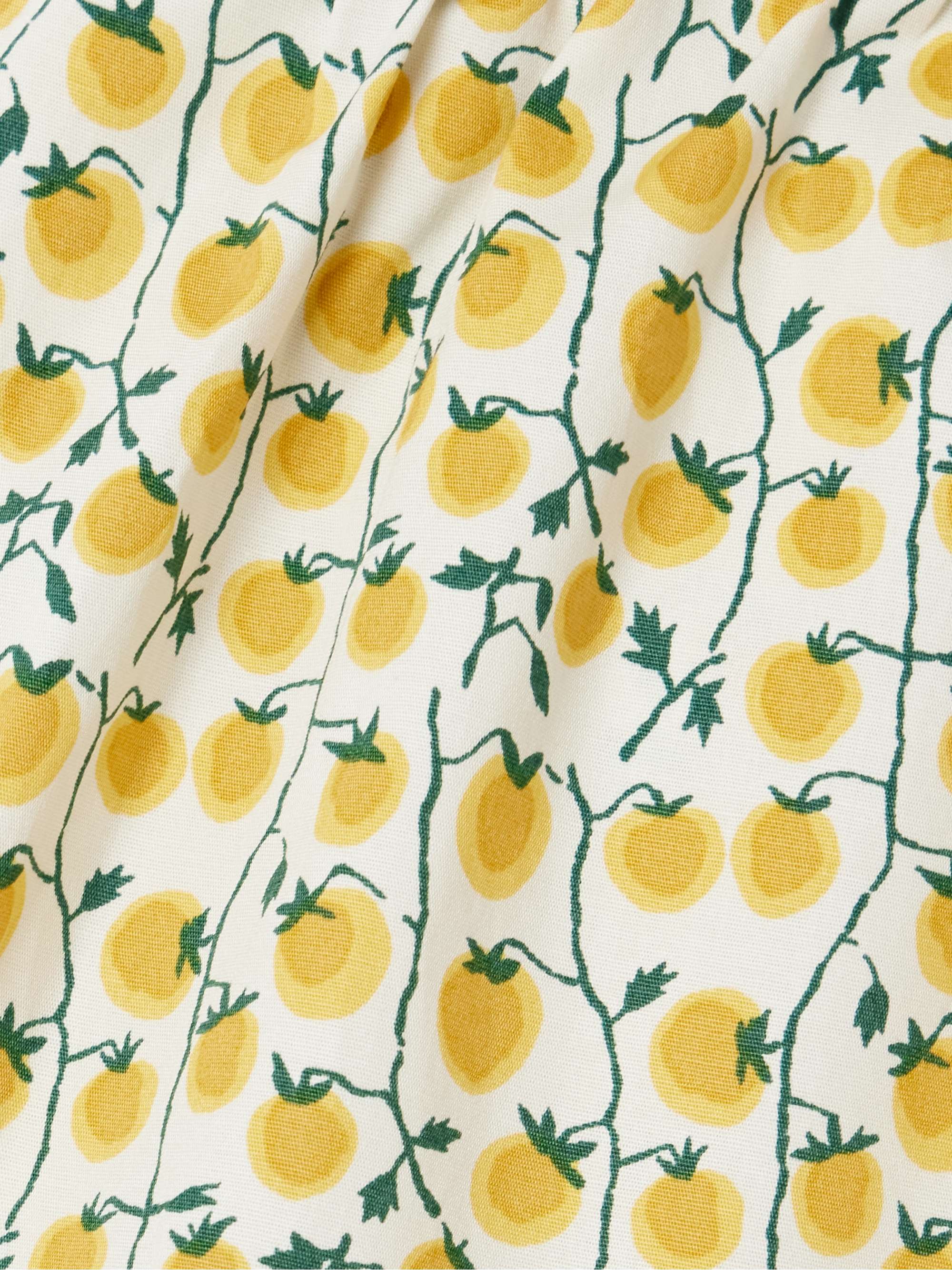 Paddle printed cotton-blend shorts view