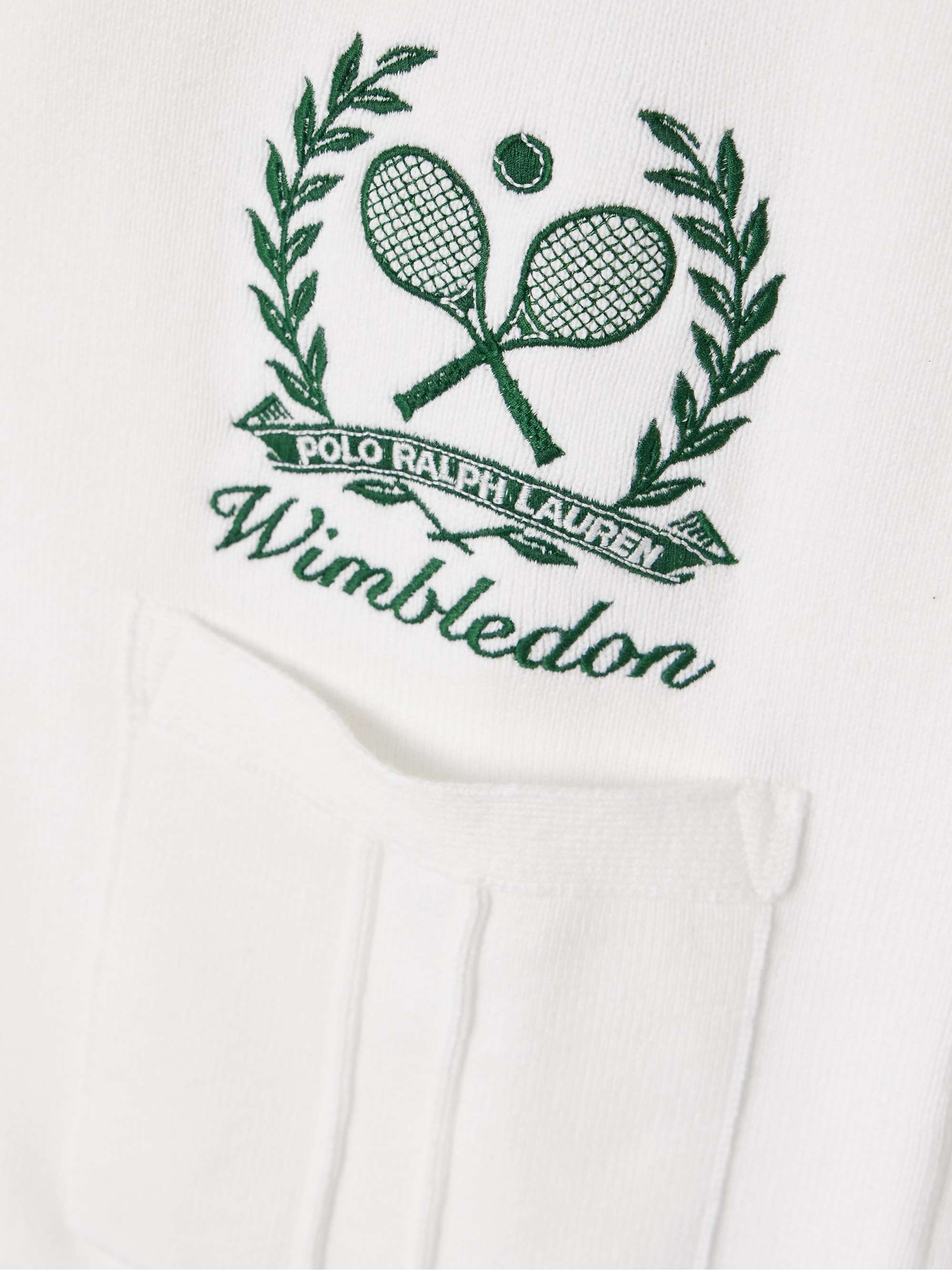 + Wimbledon embroidered cotton cardigan view