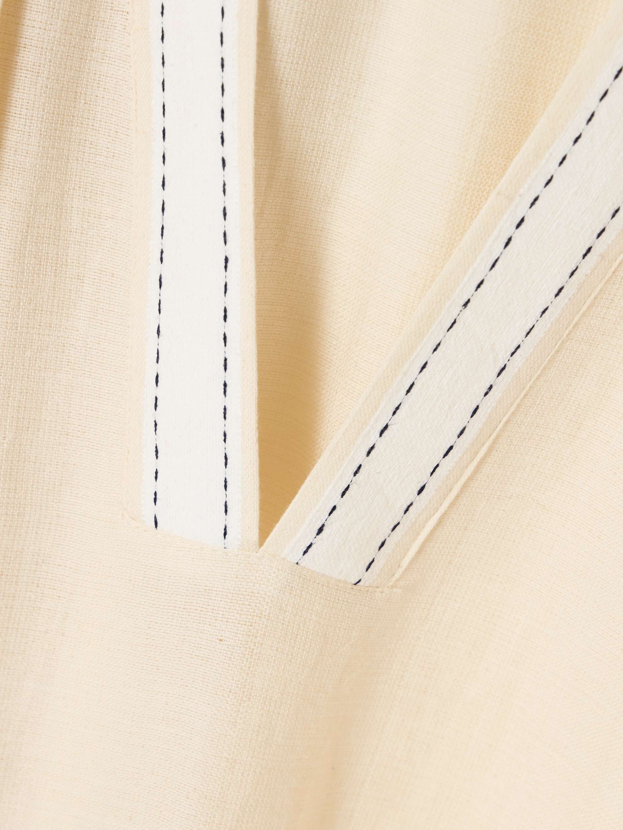 Theodora striped cotton-blend midi dress view