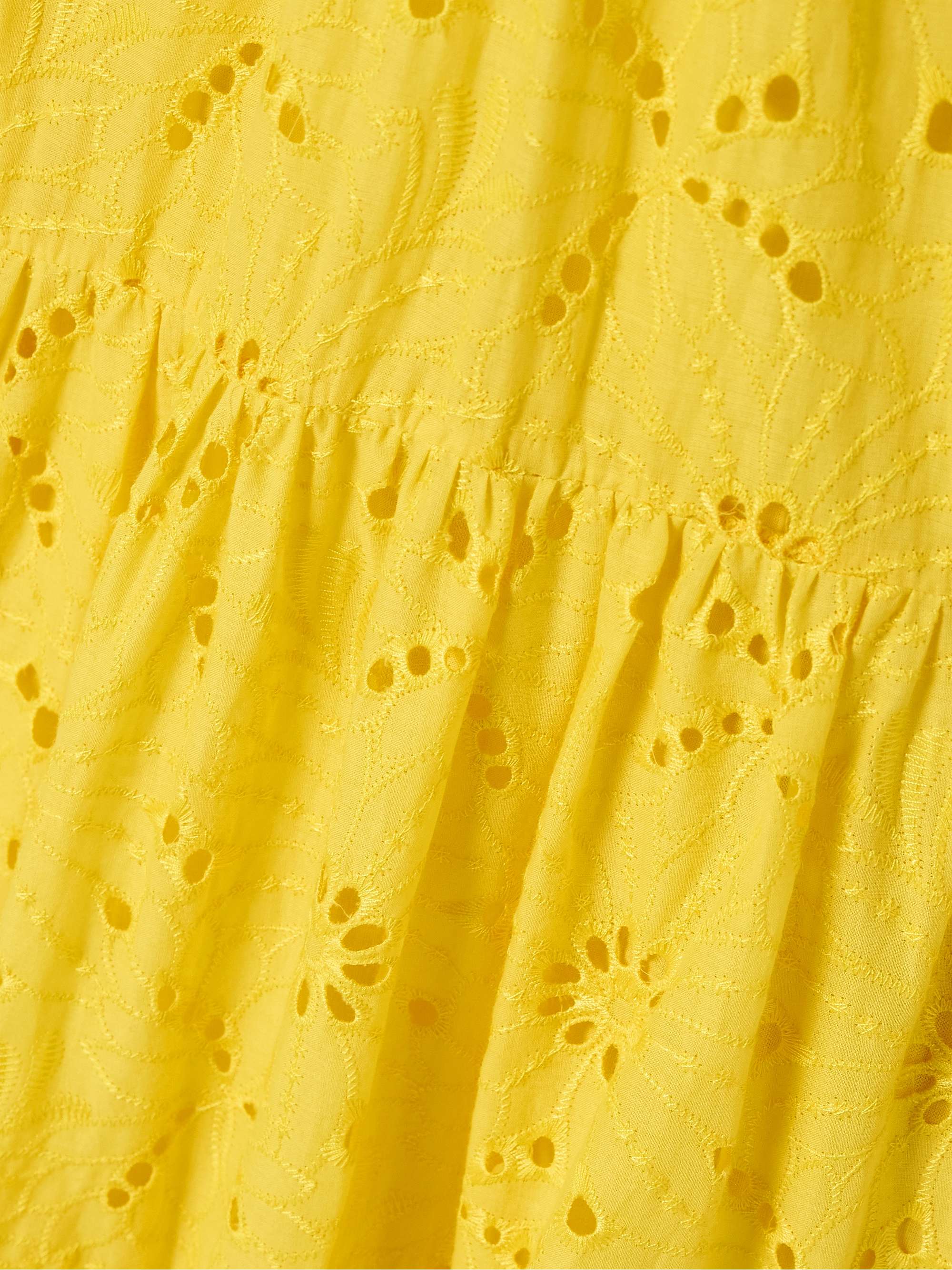Lucia tiered broderie anglaise cotton maxi dress view