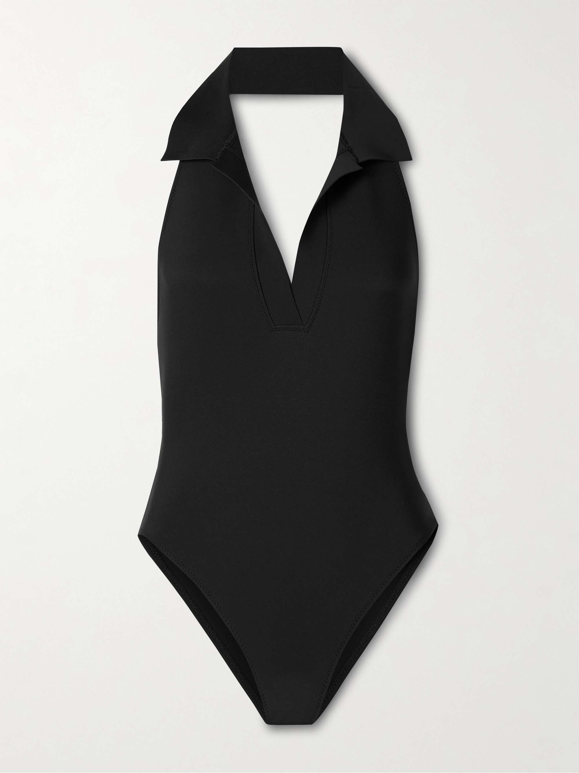 Polo neoprene halterneck swimsuit view