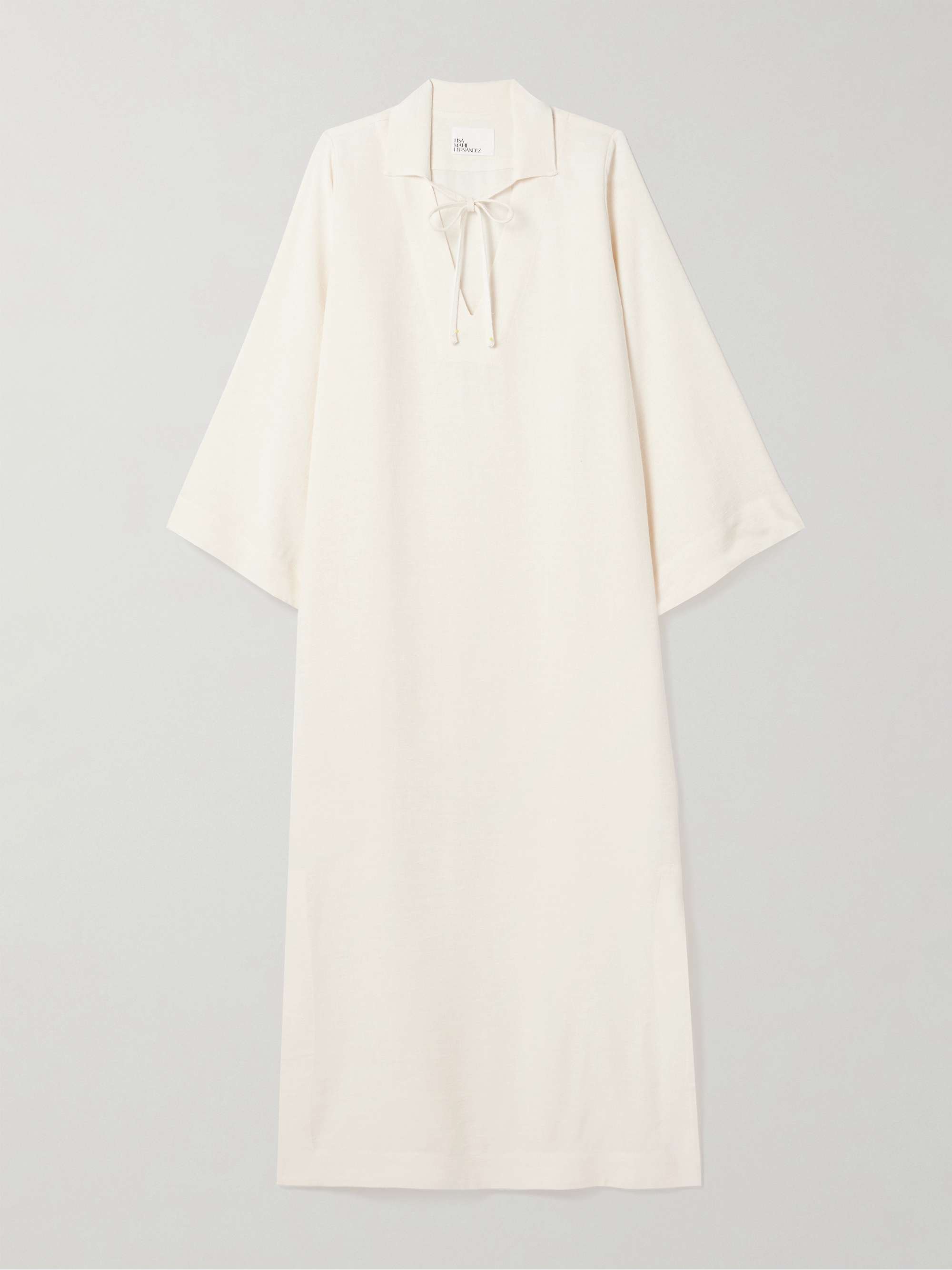 Shantung maxi dress view