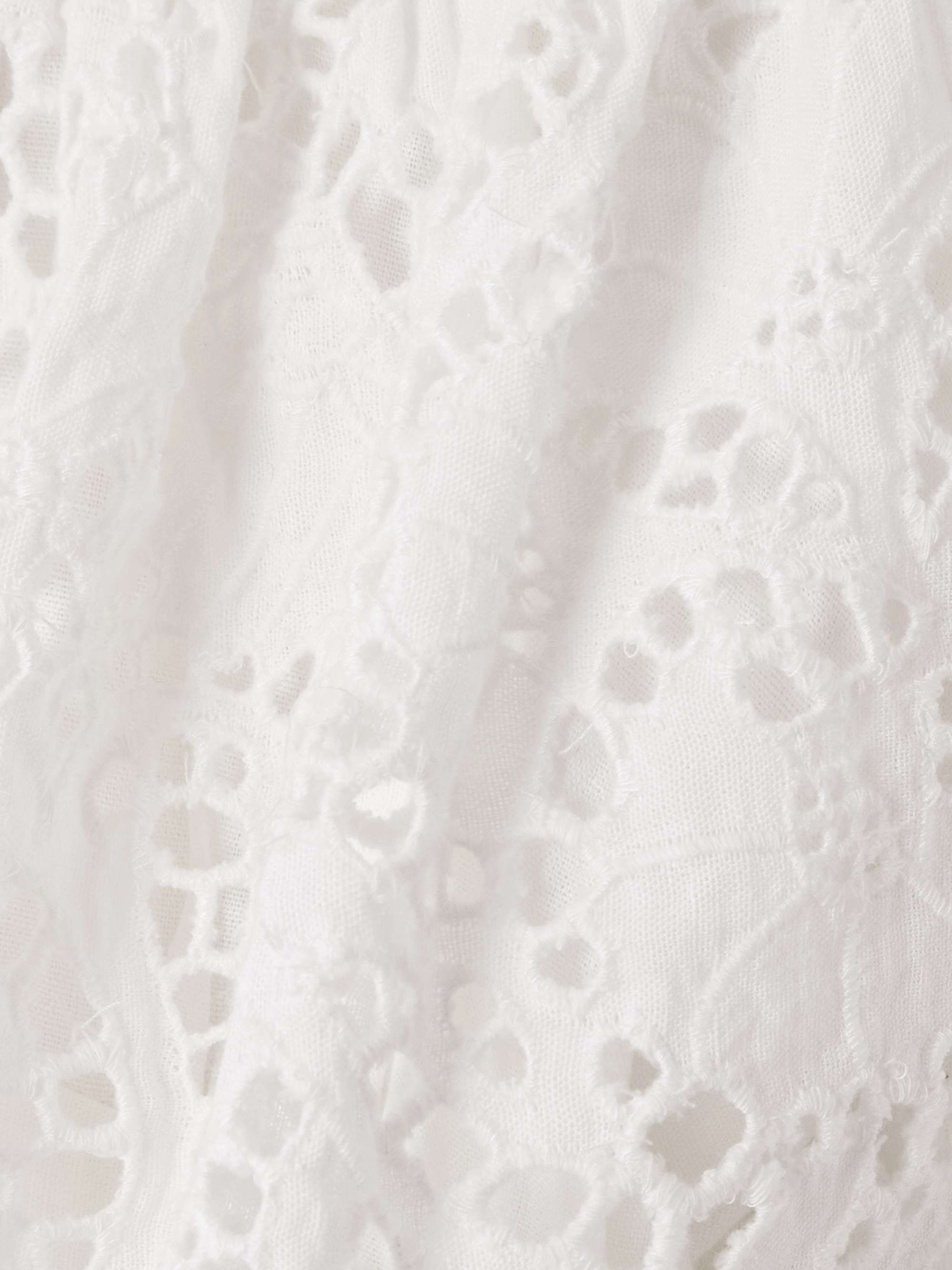 Milos ruffled broderie anglaise linen and cotton-blend maxi dress view