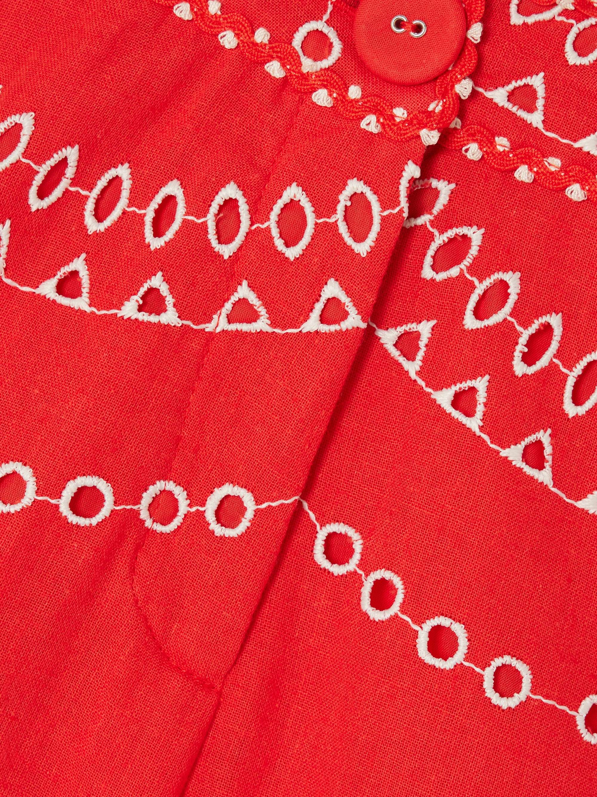 Drea broderie anglaise cotton-blend shorts view