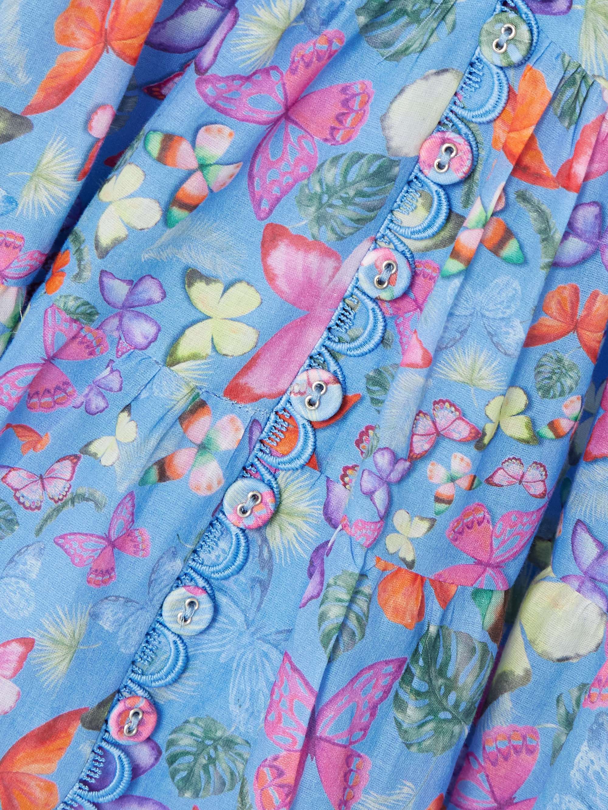 Angy tiered printed cotton-blend mini dress view