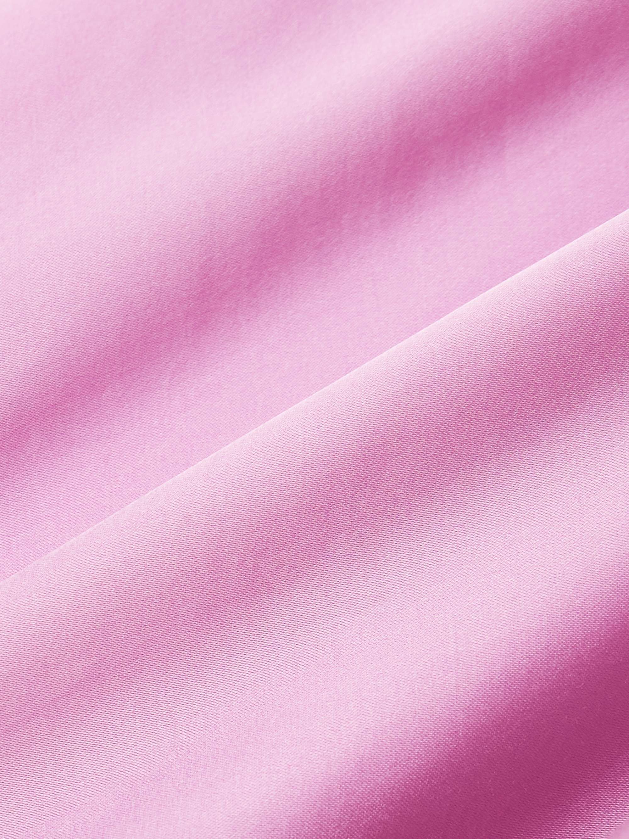 Gathered draped stretch-satin mini dress view