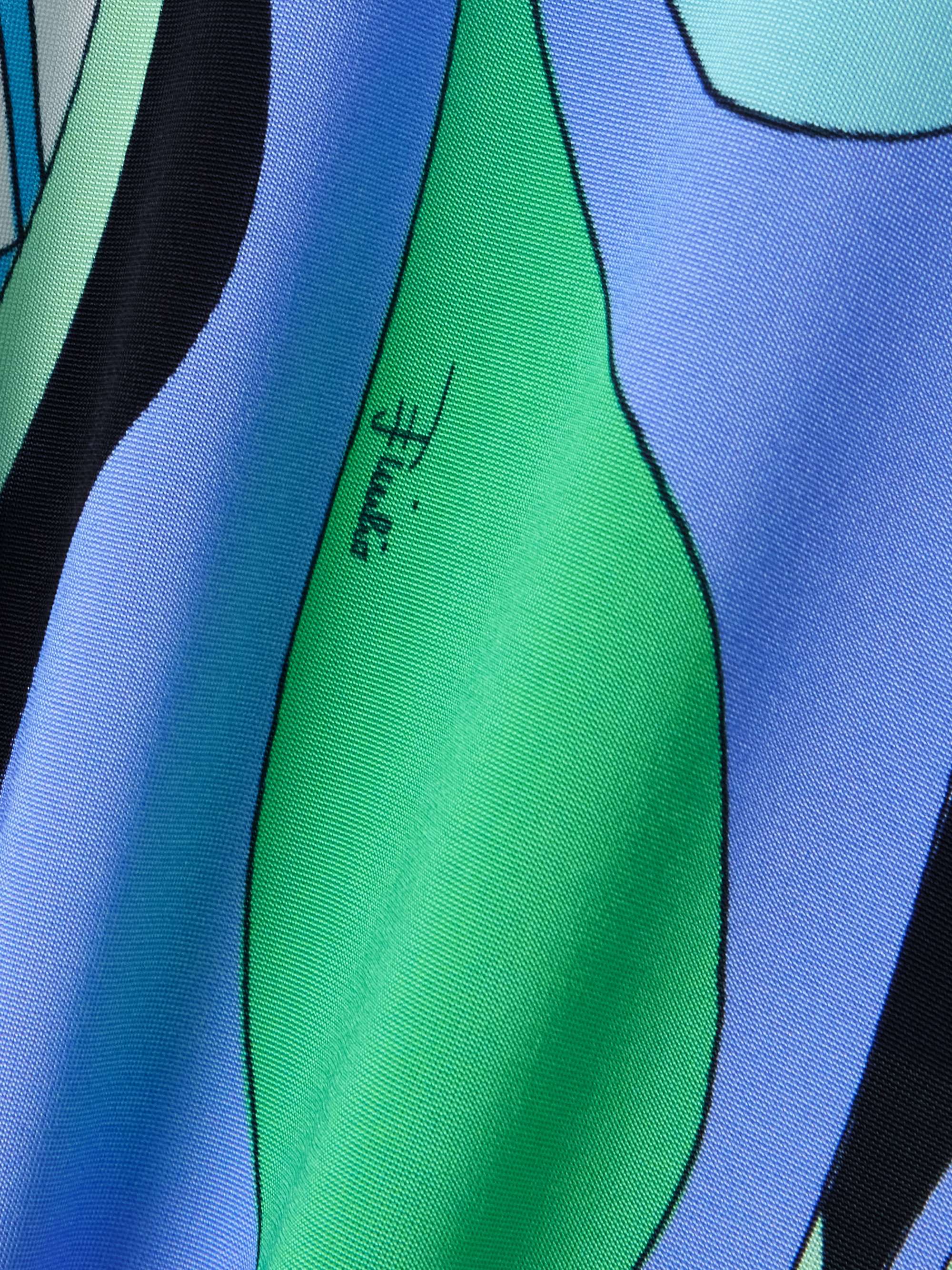 Printed jersey kaftan view