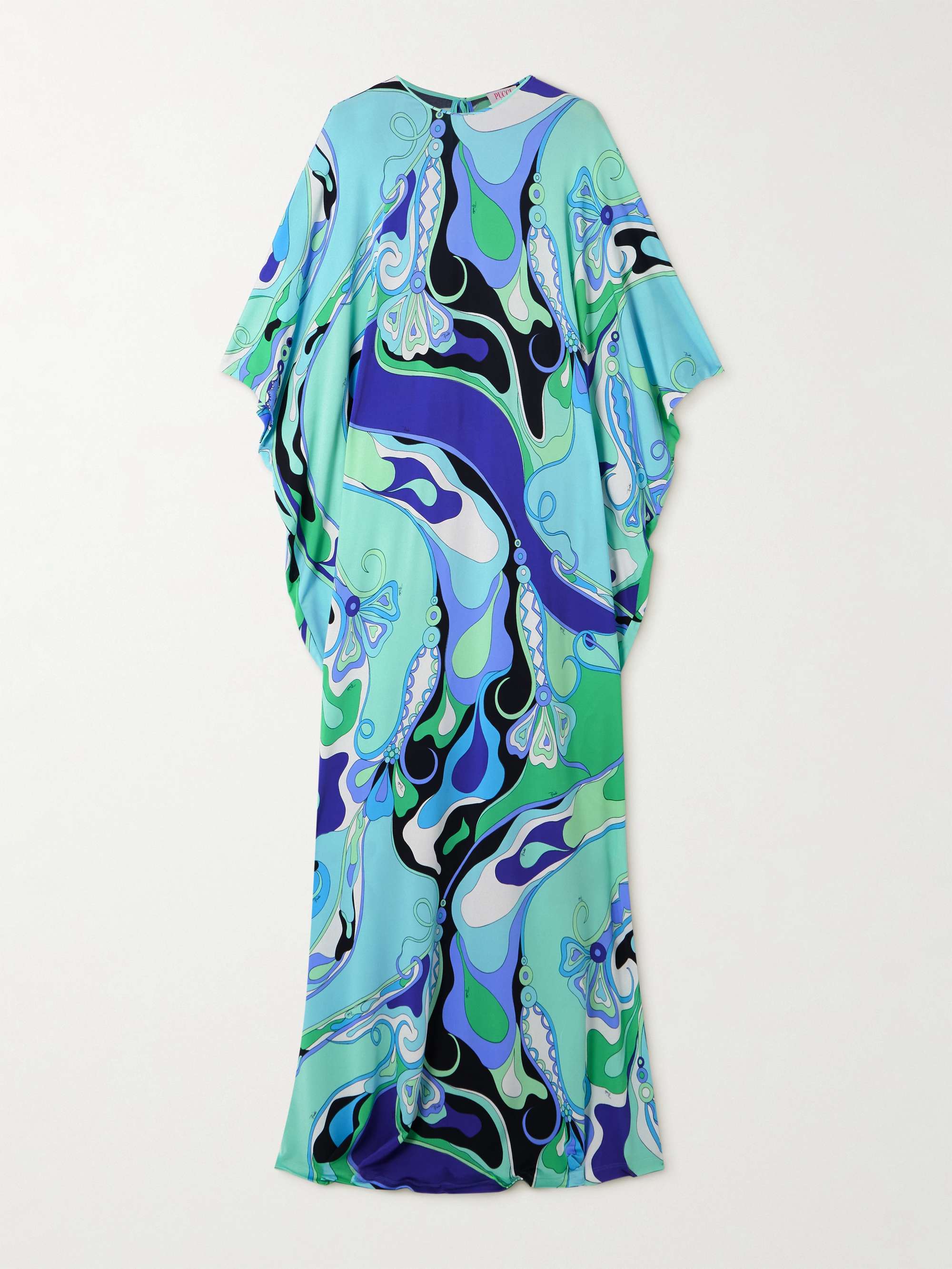 Printed jersey kaftan view
