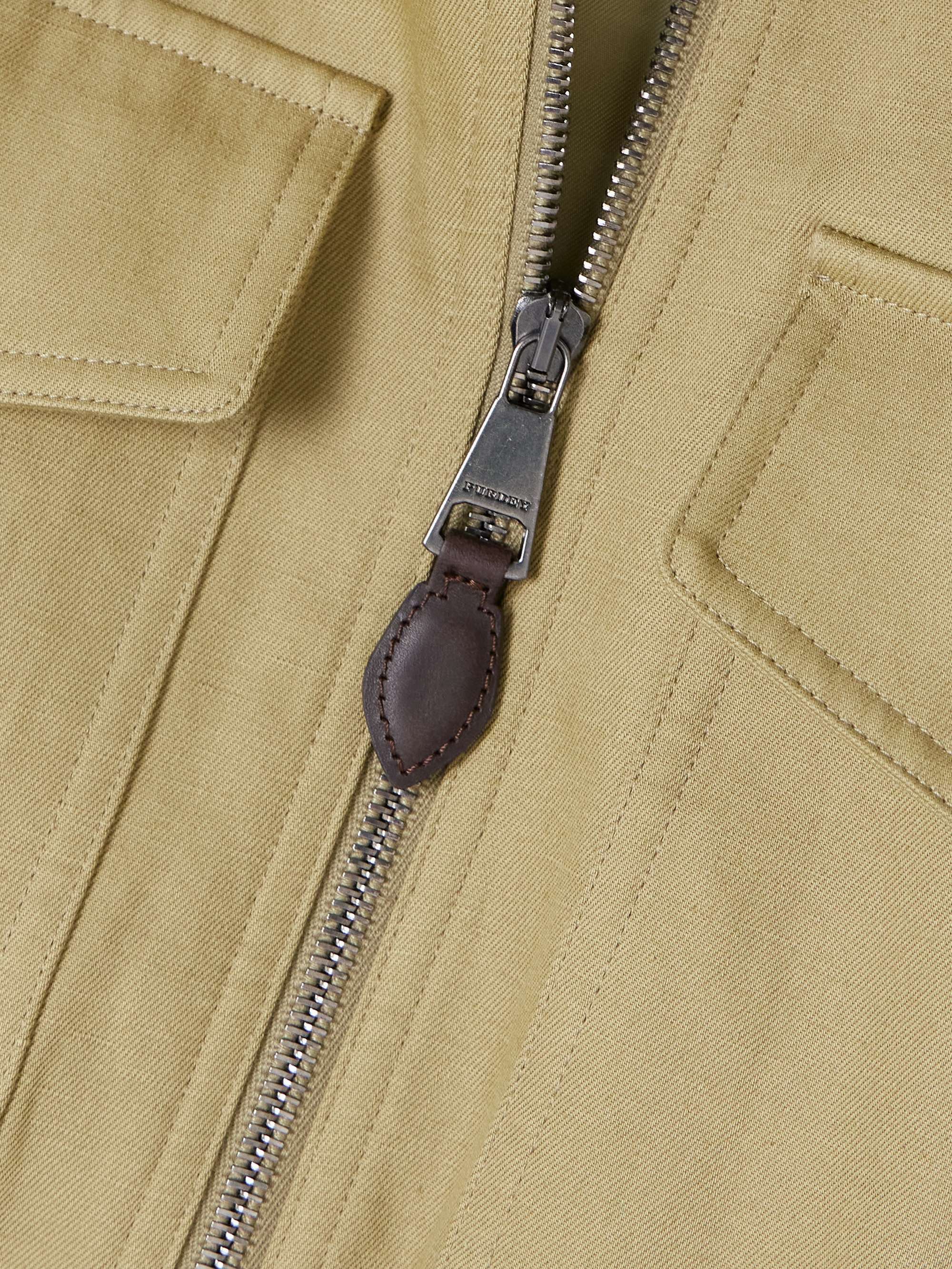 Alnwick cotton and linen-blend twill jacket view