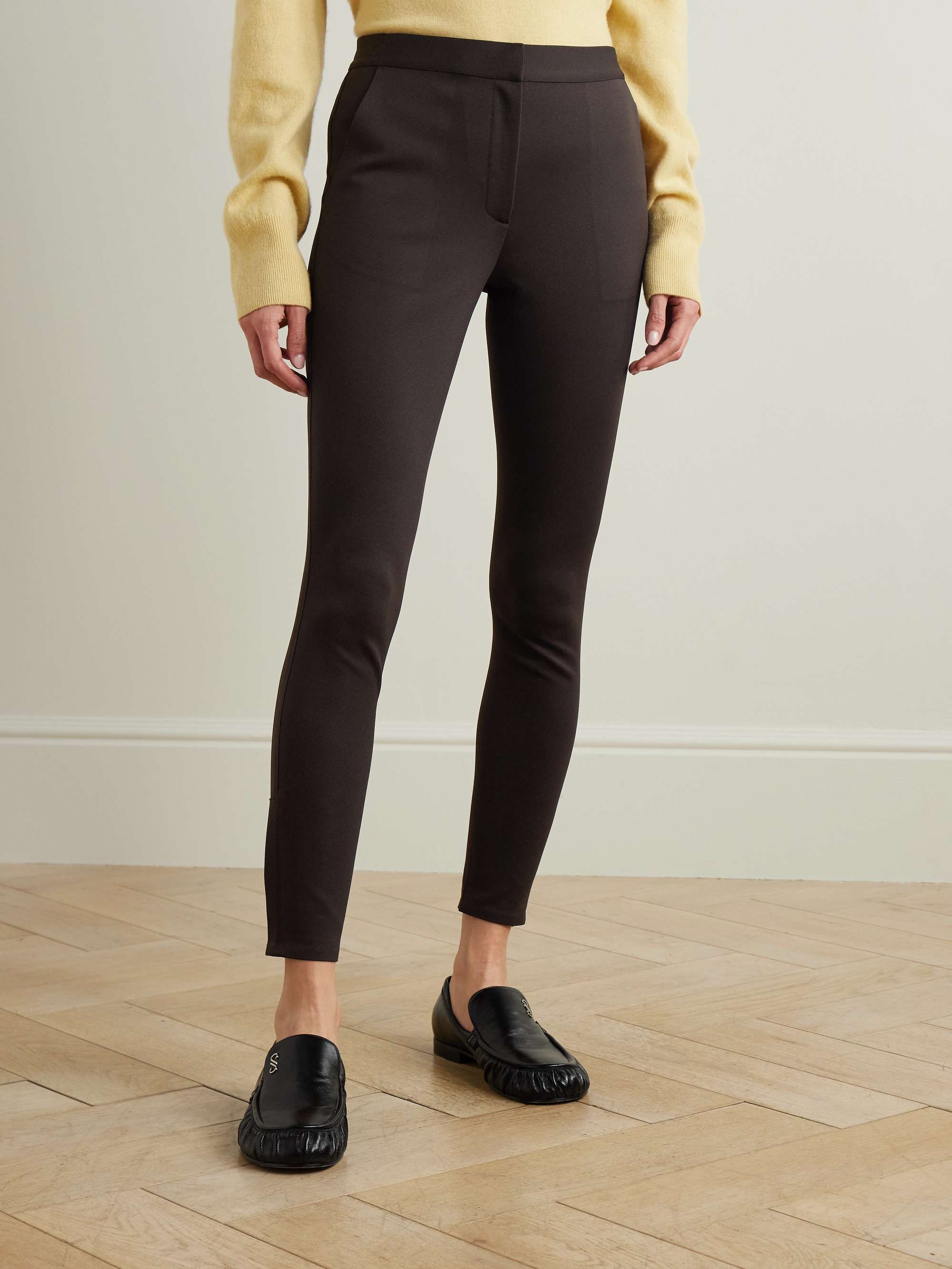 Stretch-twill leggings view