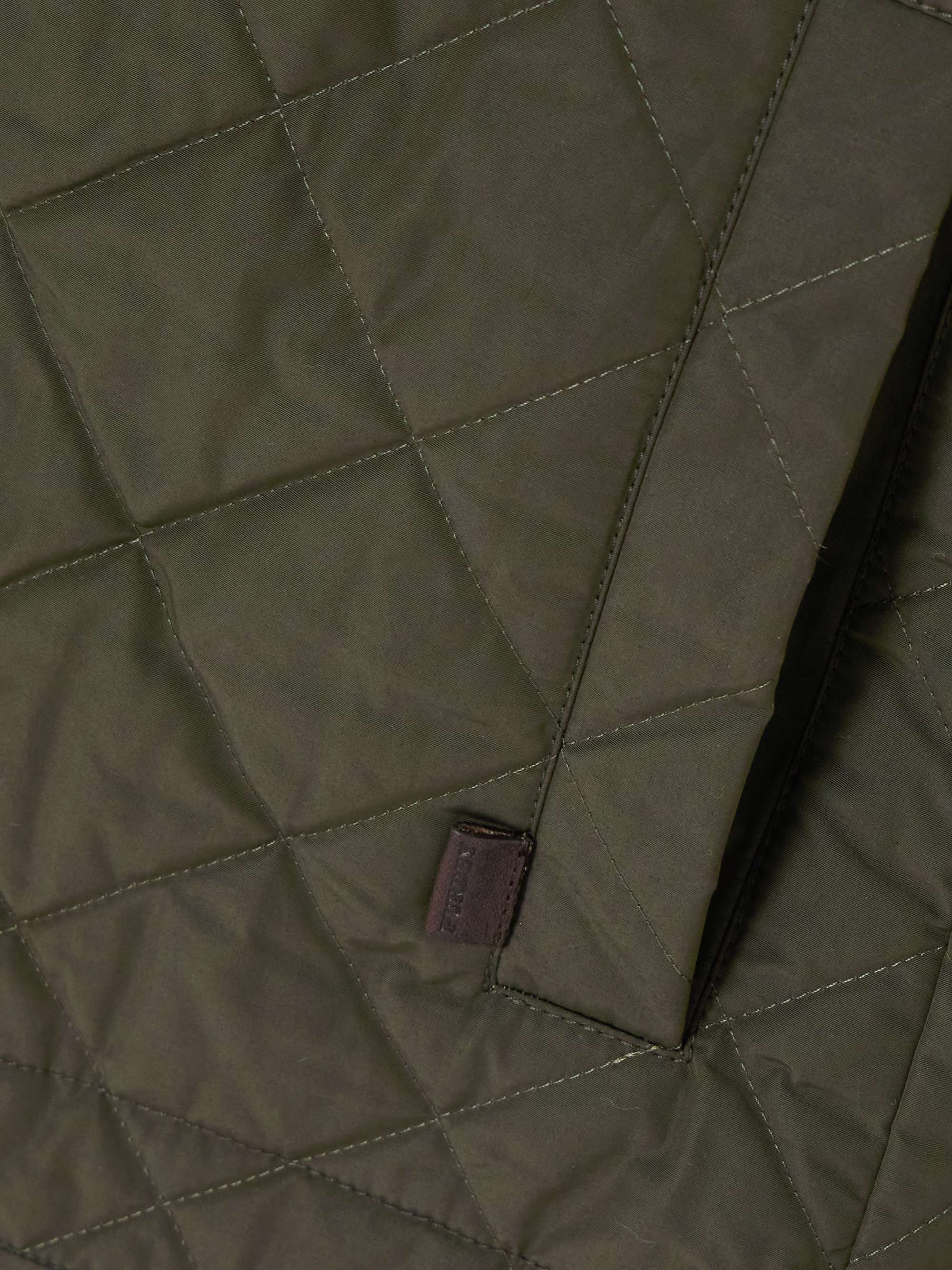 Quilted shell vest view