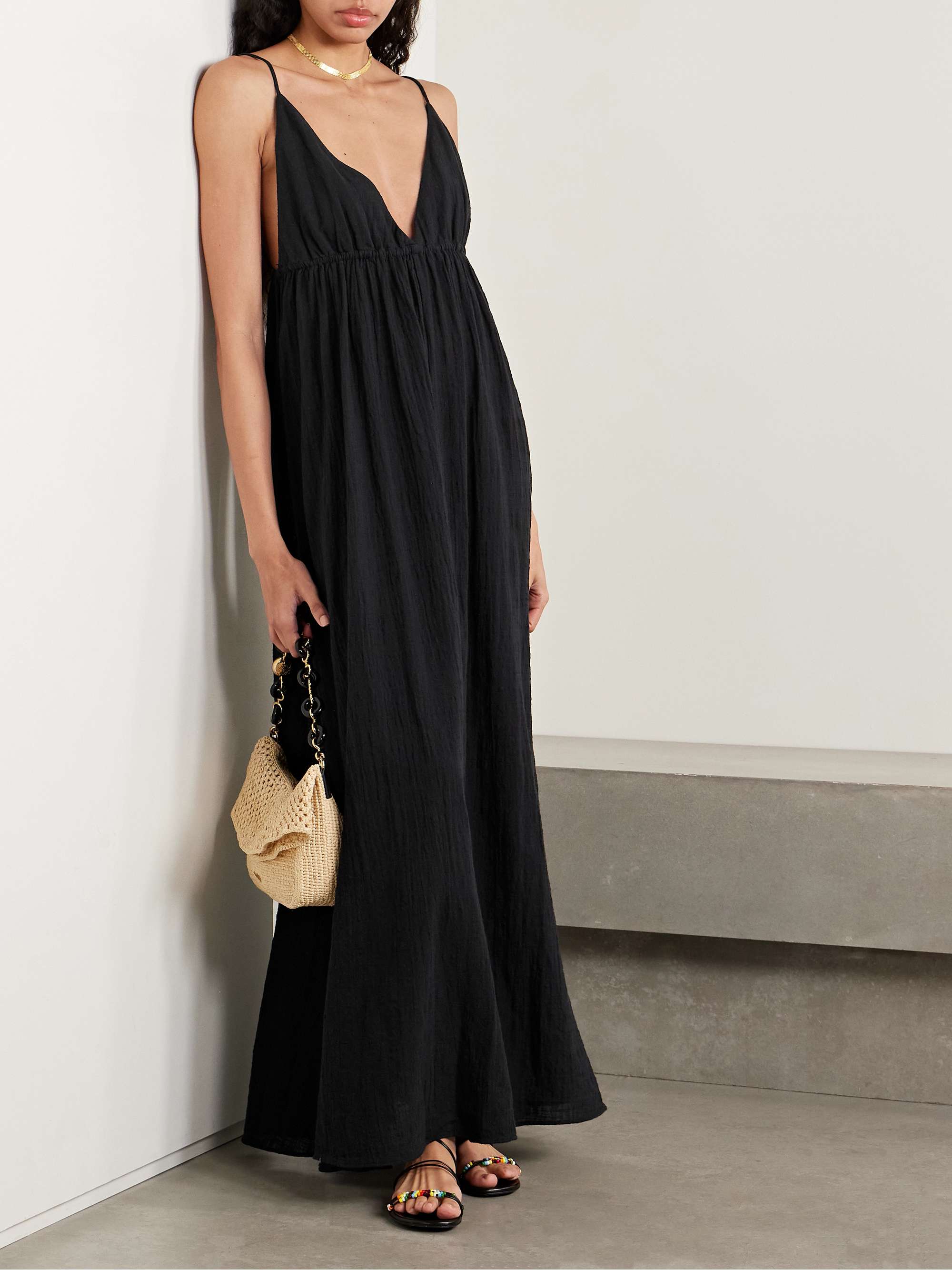 Hanna cotton-gauze maxi dress view