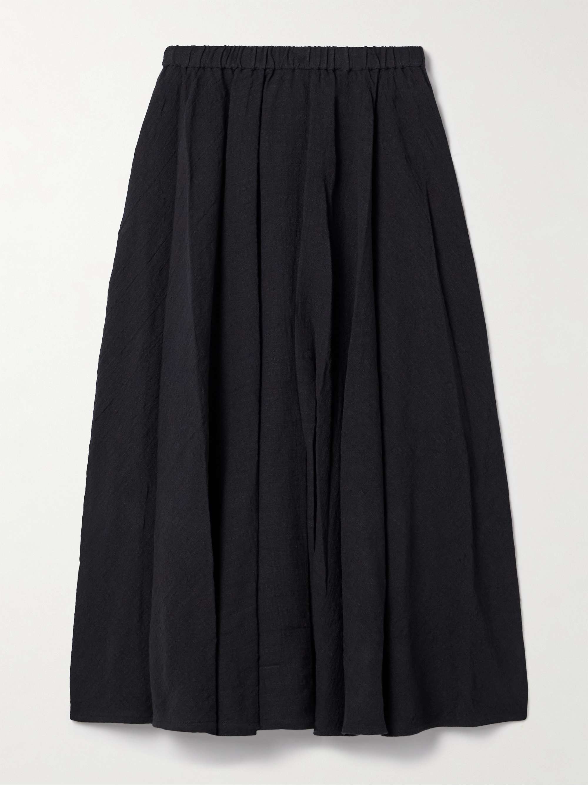 Carla cotton-gauze midi skirt view