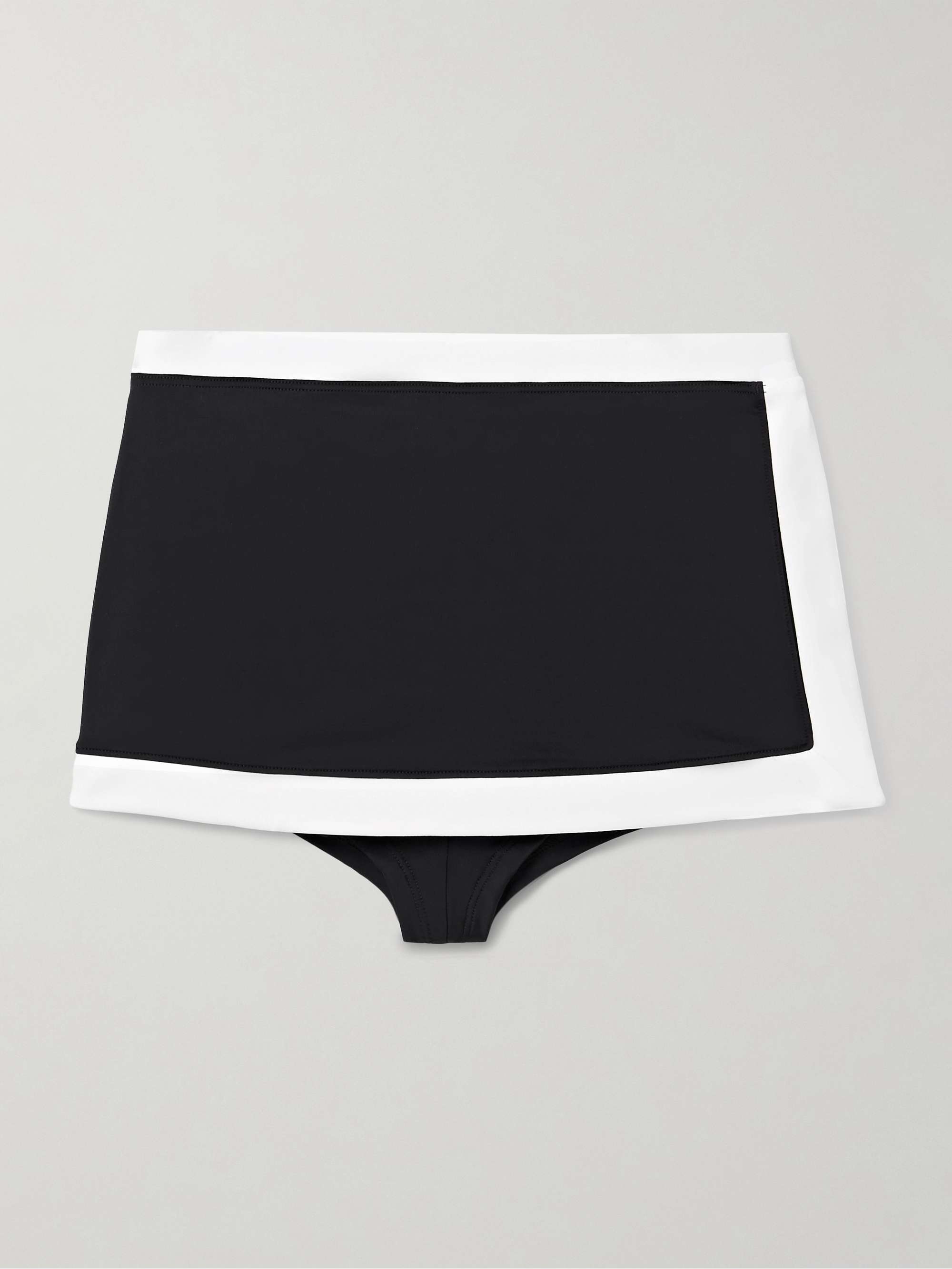 Nell layered two-tone bikini briefs view
