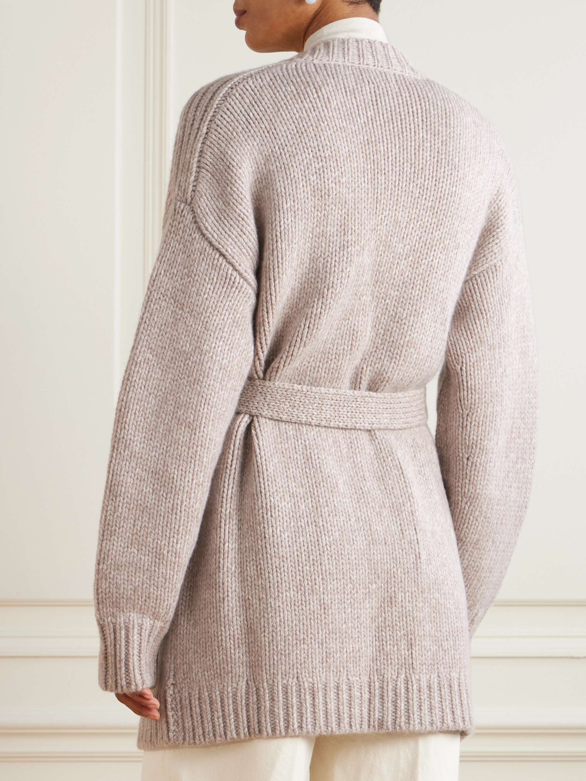 Berlin belted cashmere cardigan view