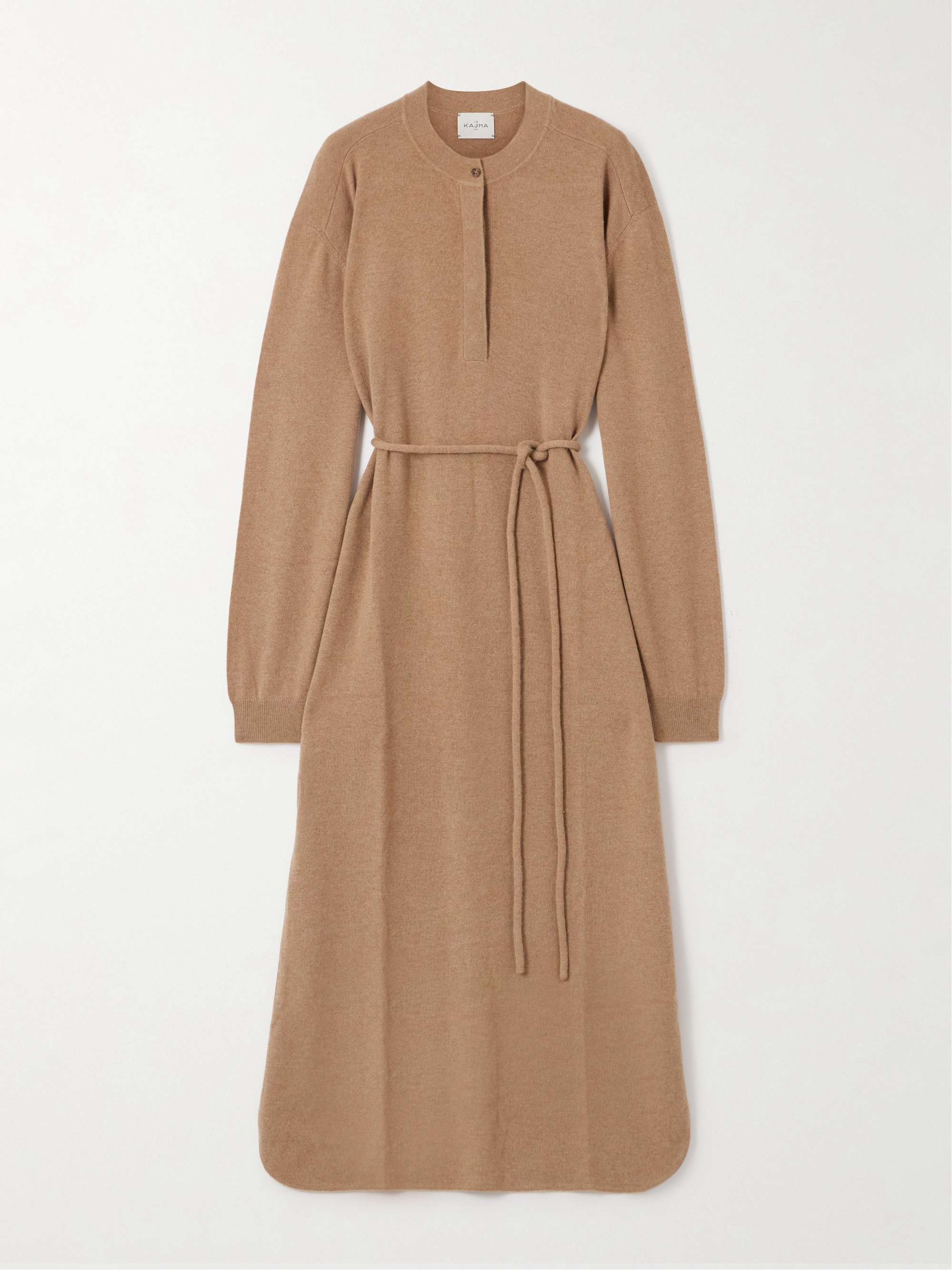 Darhan belted cashmere dress view