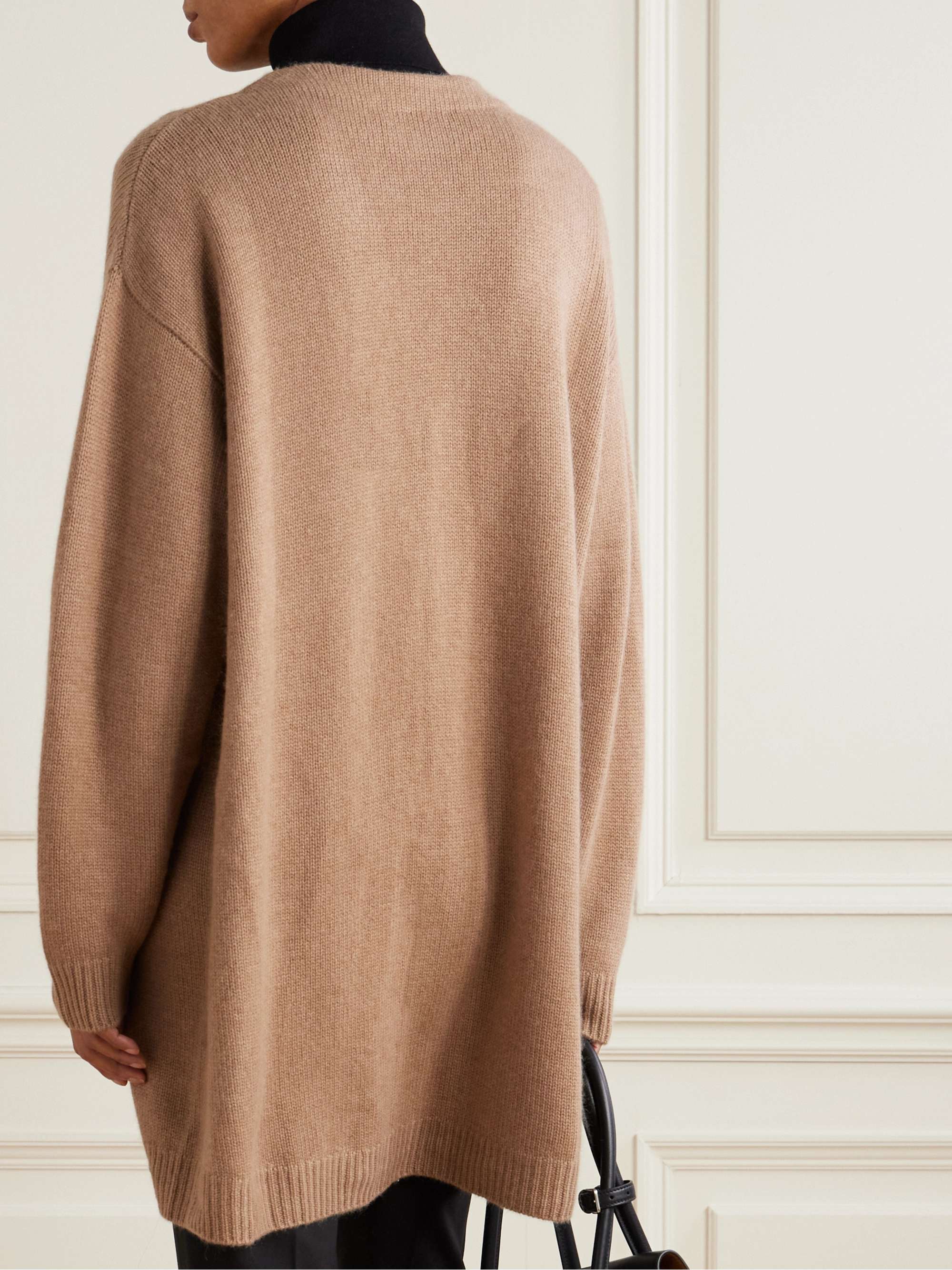 Yuliano organic cashmere cardigan view