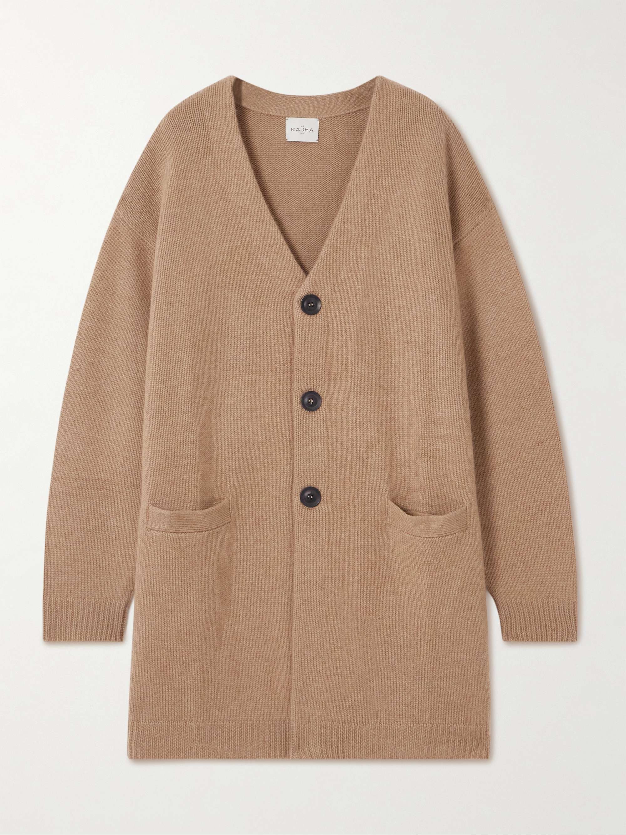 Yuliano organic cashmere cardigan view