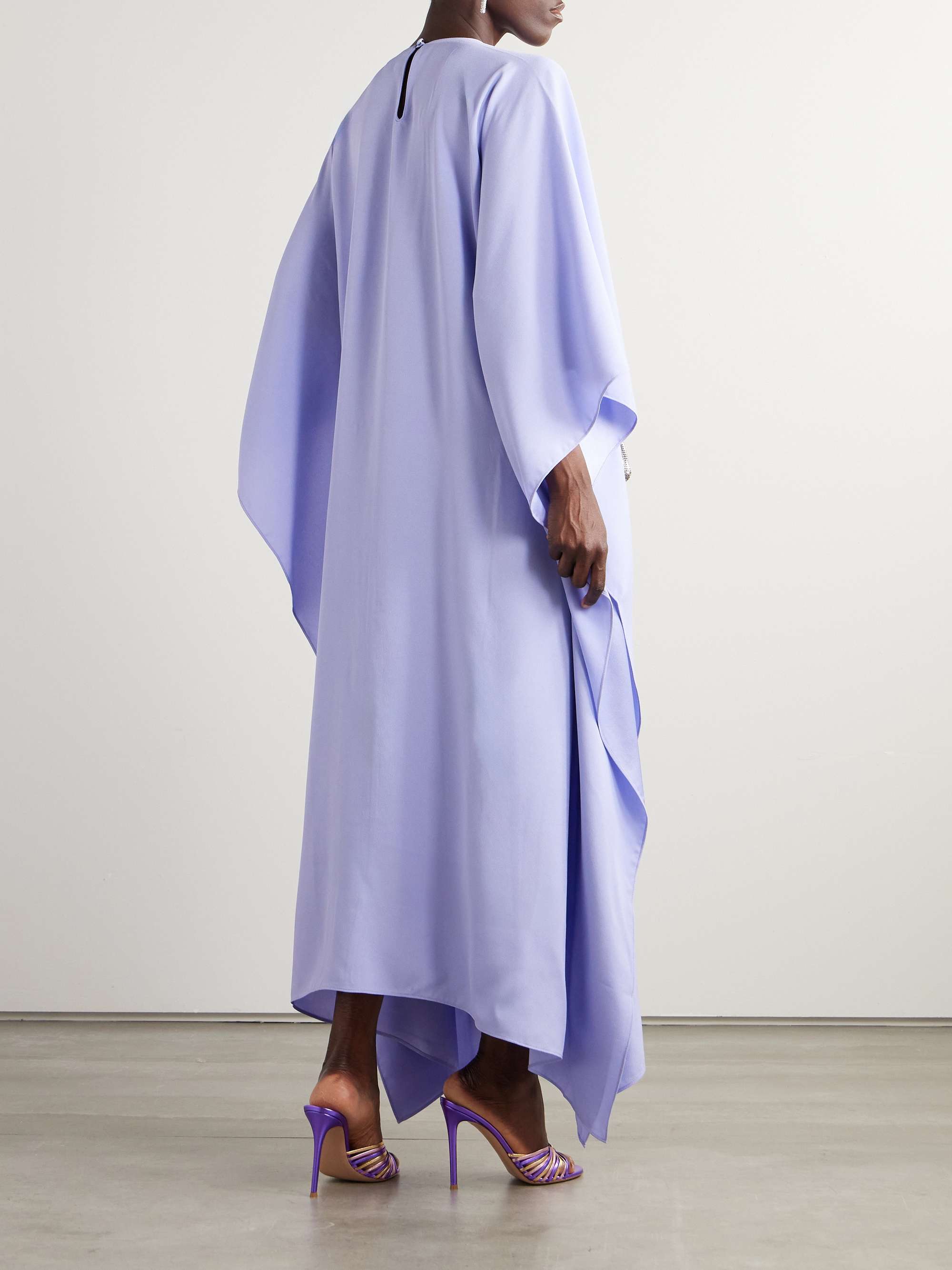 Carthage crystal-embellished crepe gown view