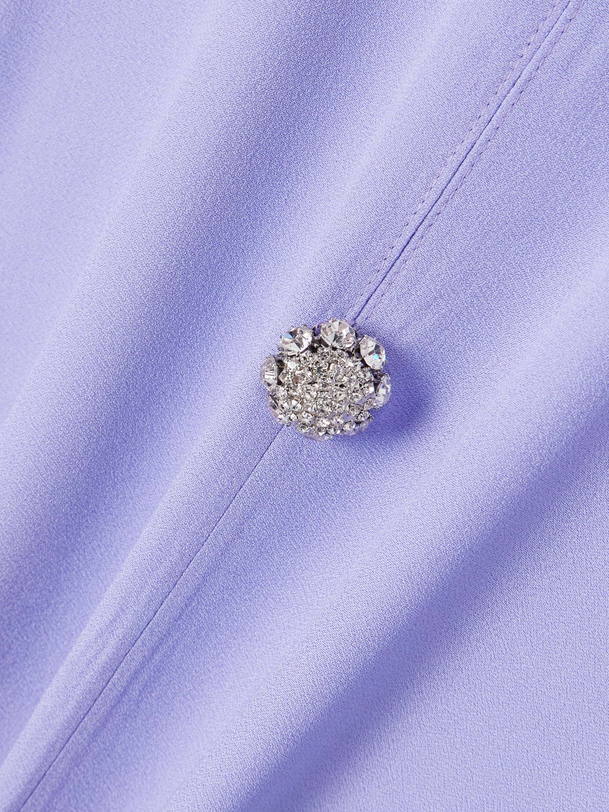Carthage crystal-embellished crepe gown view