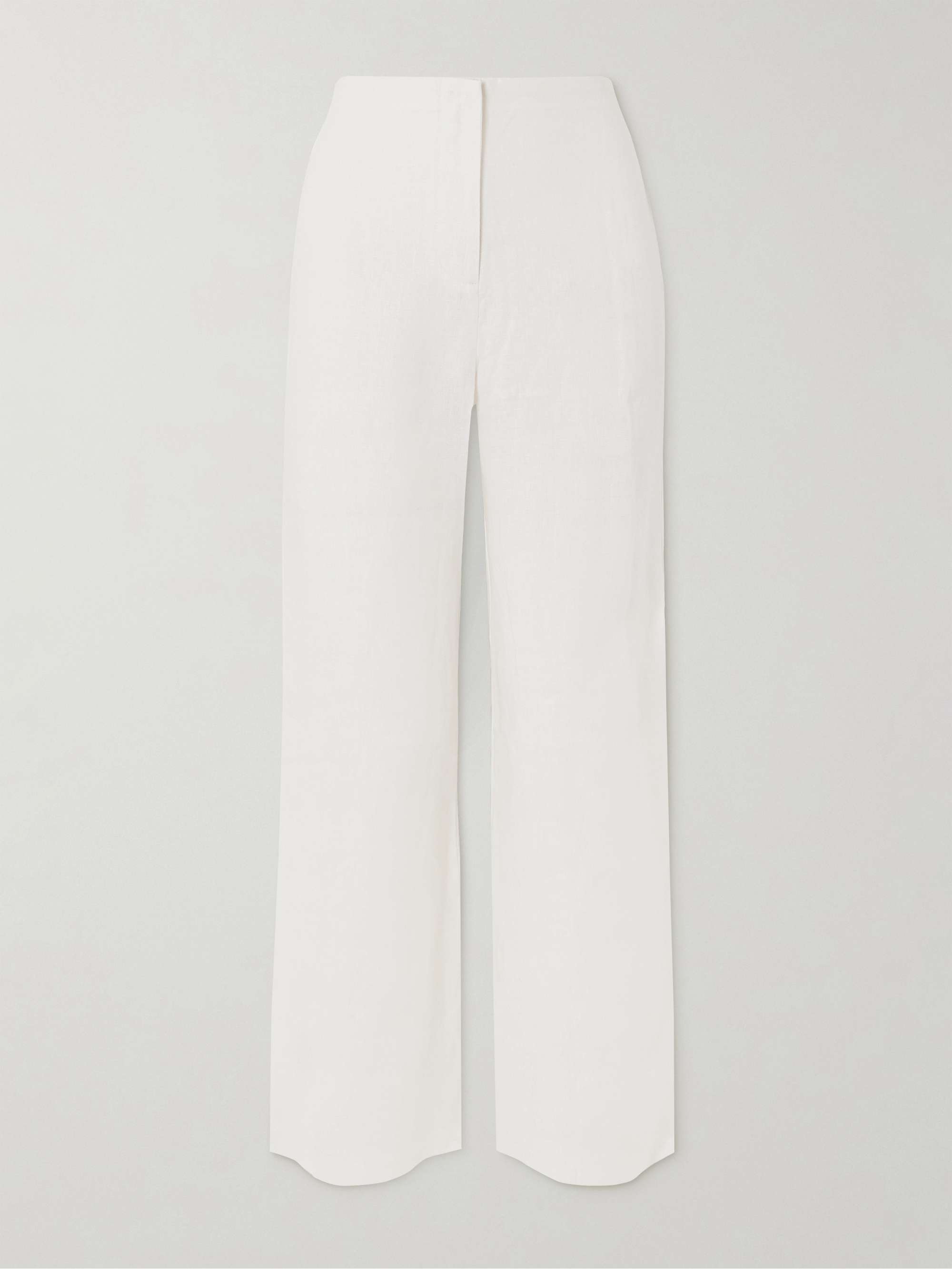 Lya linen straight-leg pants view