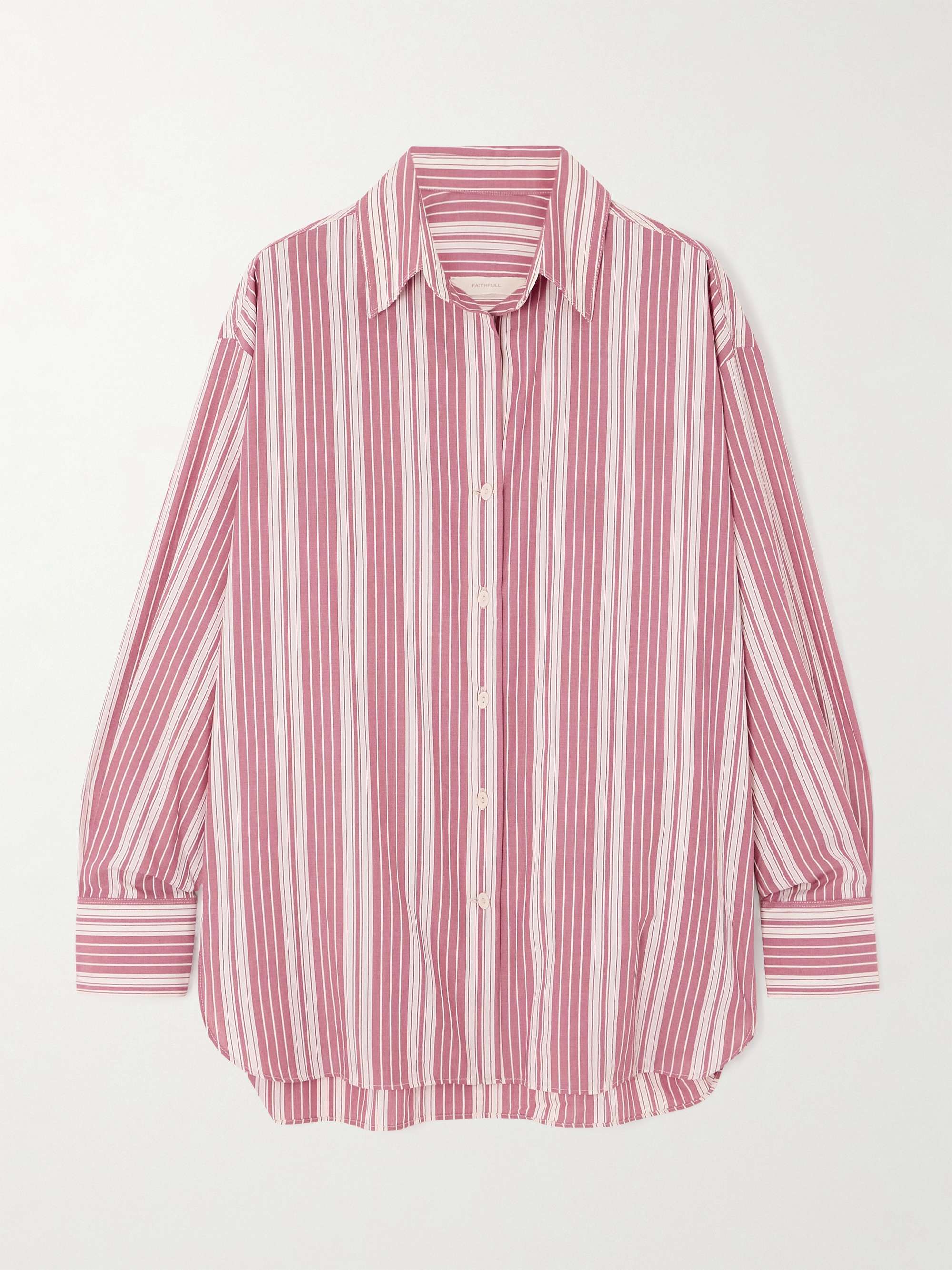 Capri striped cotton shirt view