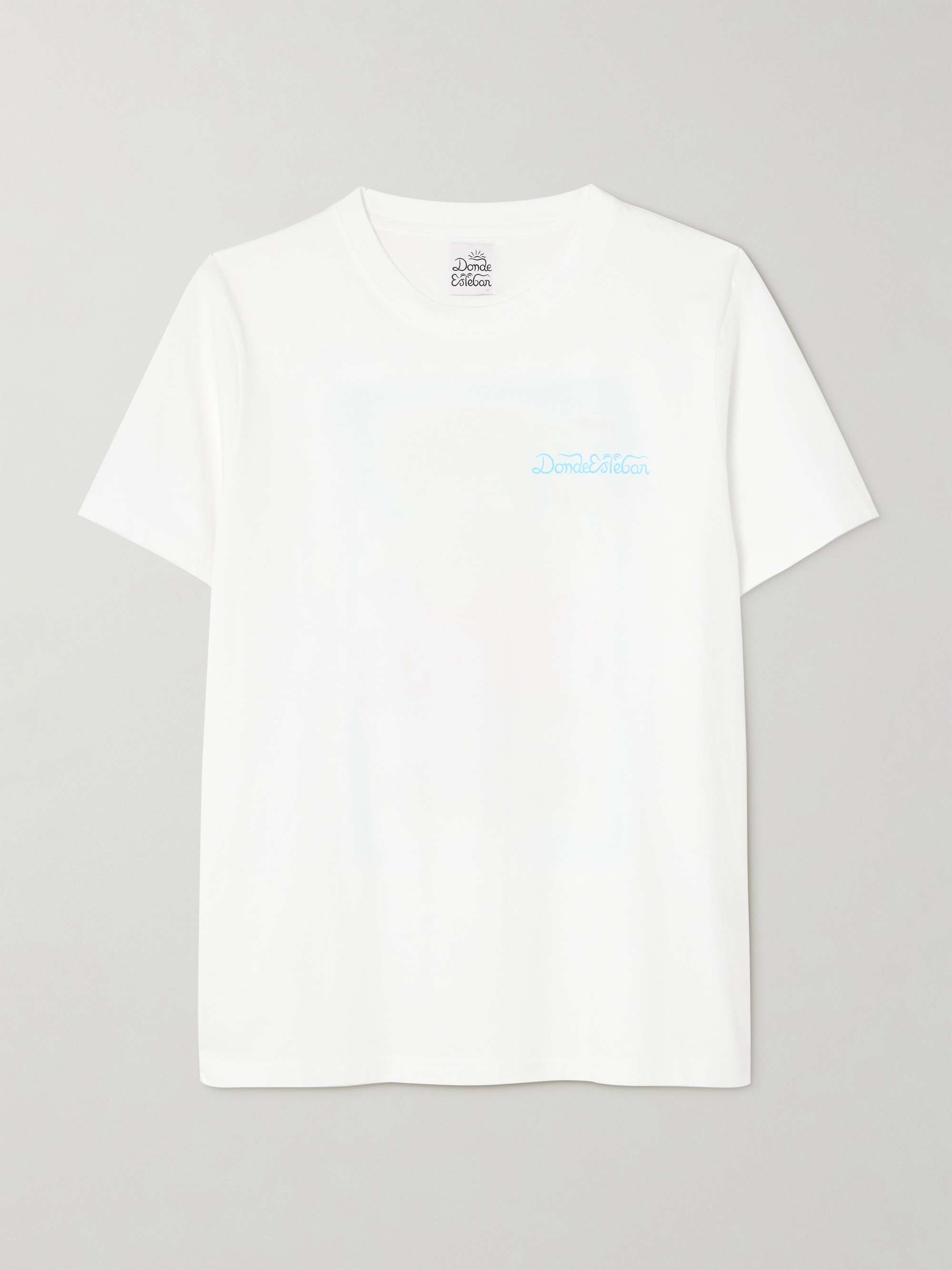 Basurto printed cotton-jersey T-shirt view