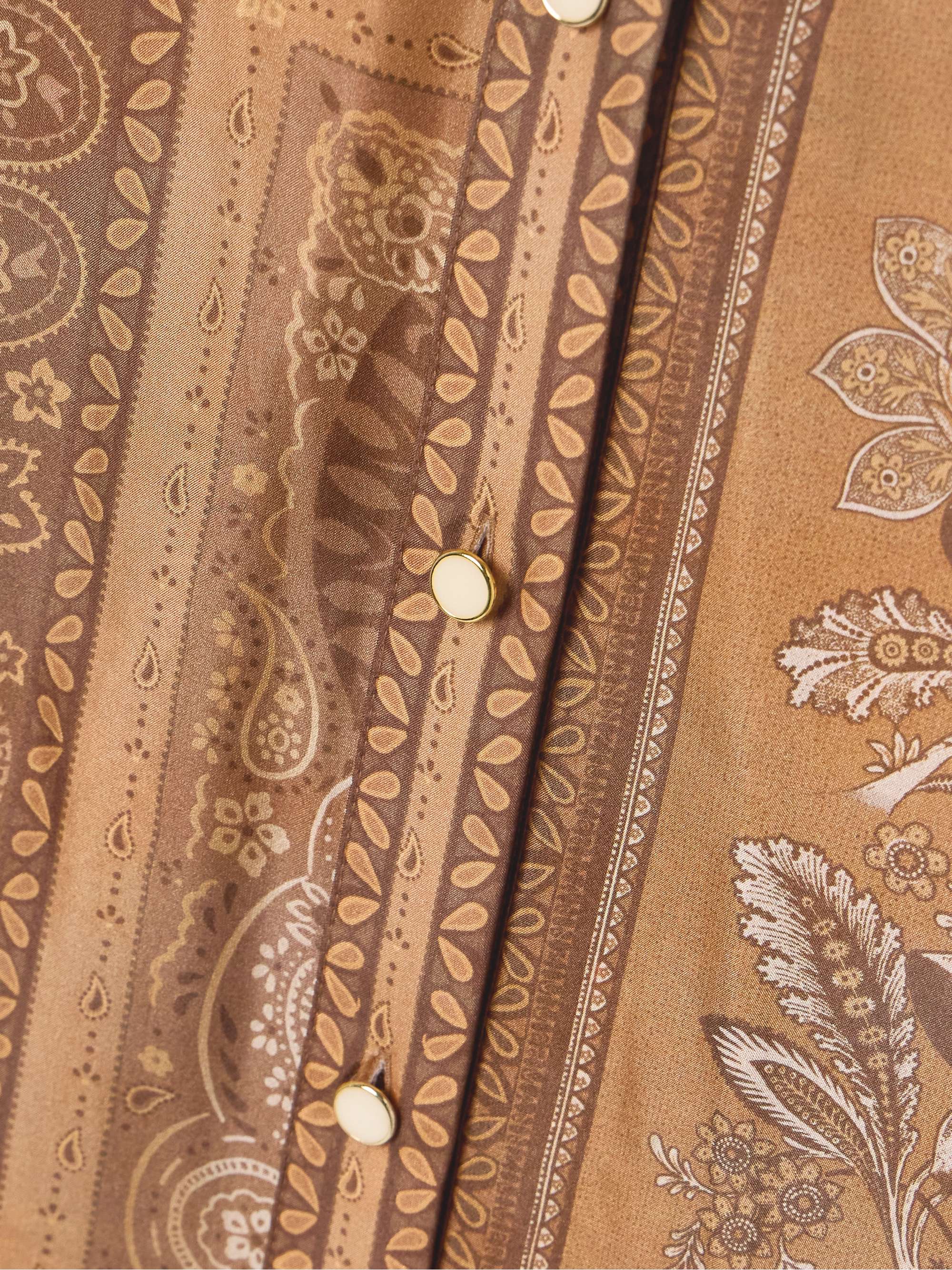 Lucky printed silk shirt view